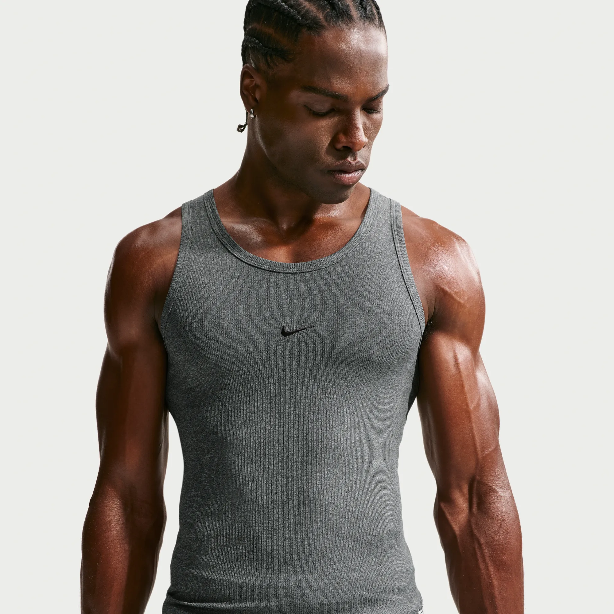 Nike Men's N.A.C. Training Tank Top - Dark Smoke Grey
