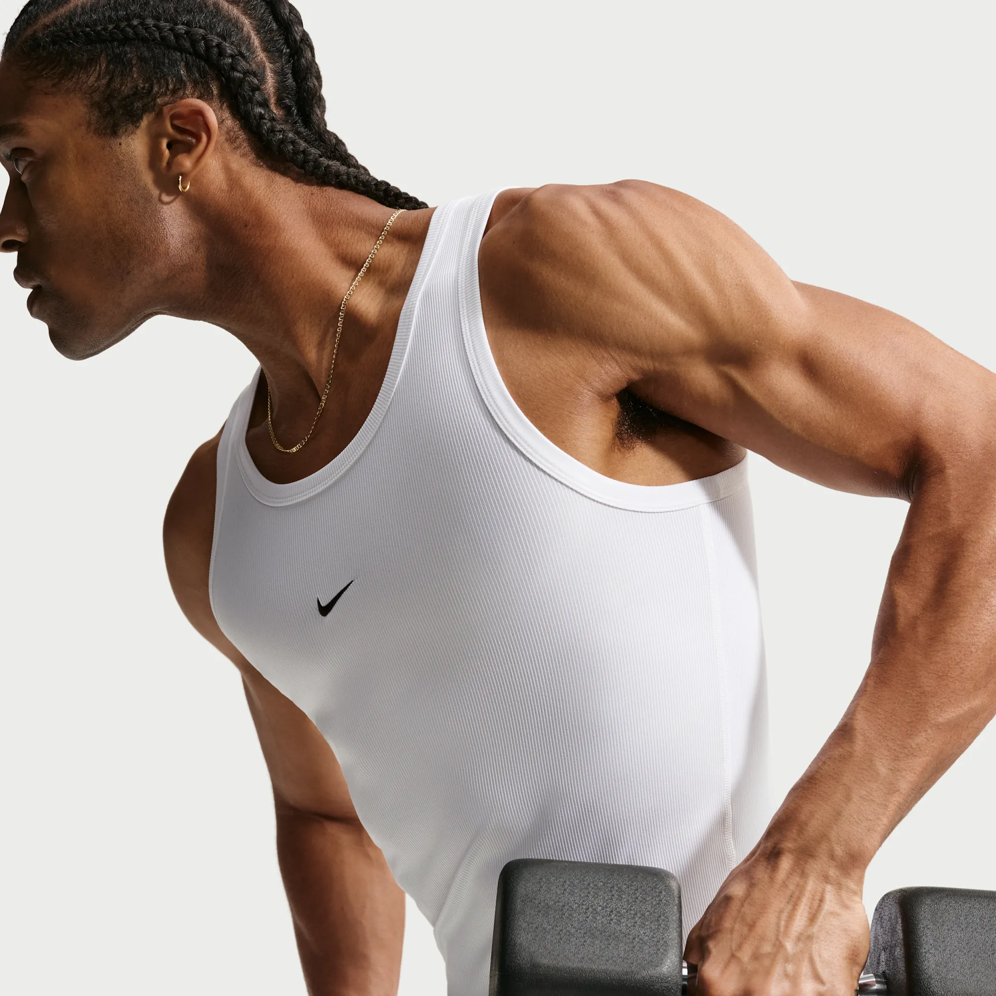 Nike Men's N.A.C. Training Tank Top - White