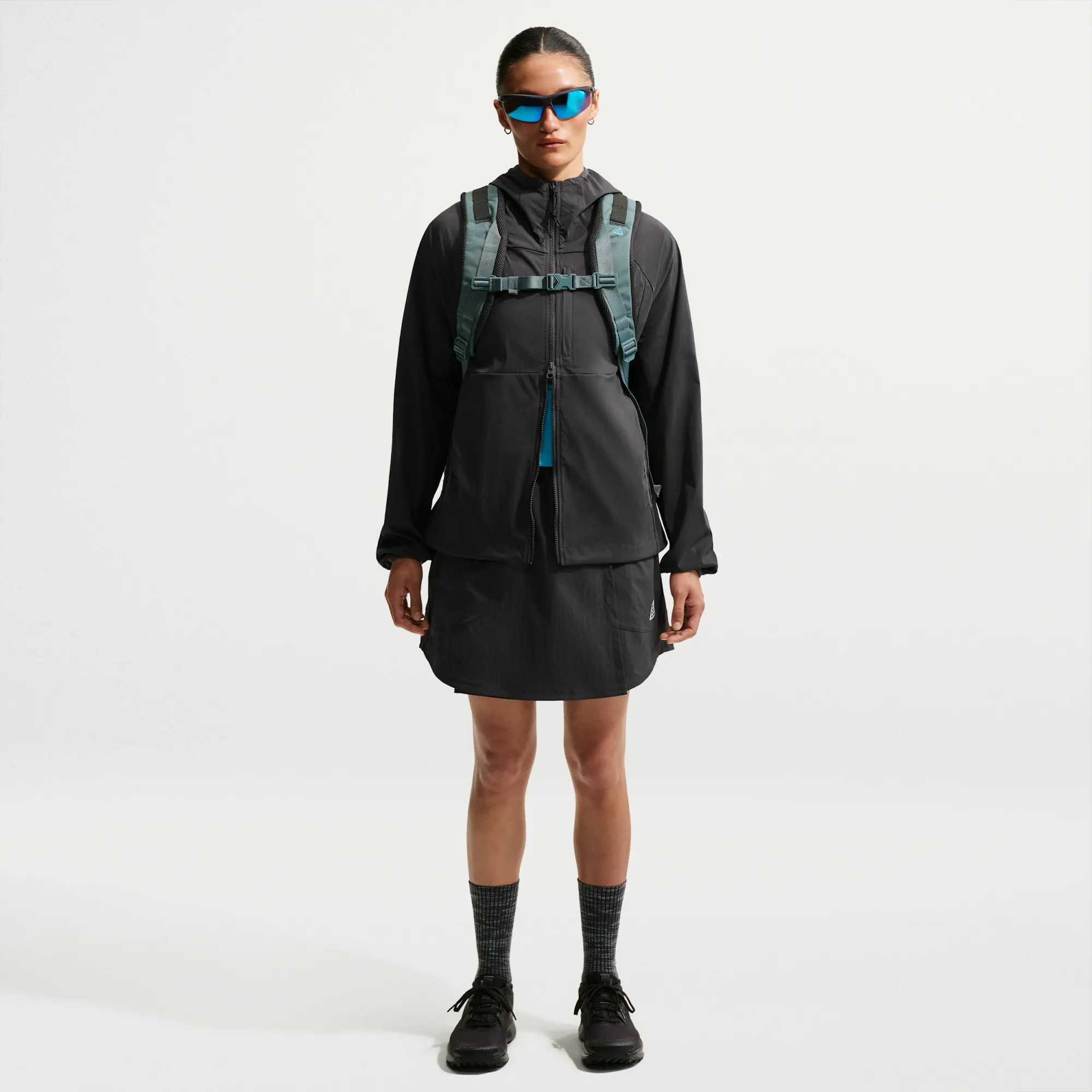 Nike ACG 'Five Towers' Women's Skort - Grey - Nylon/Elastane