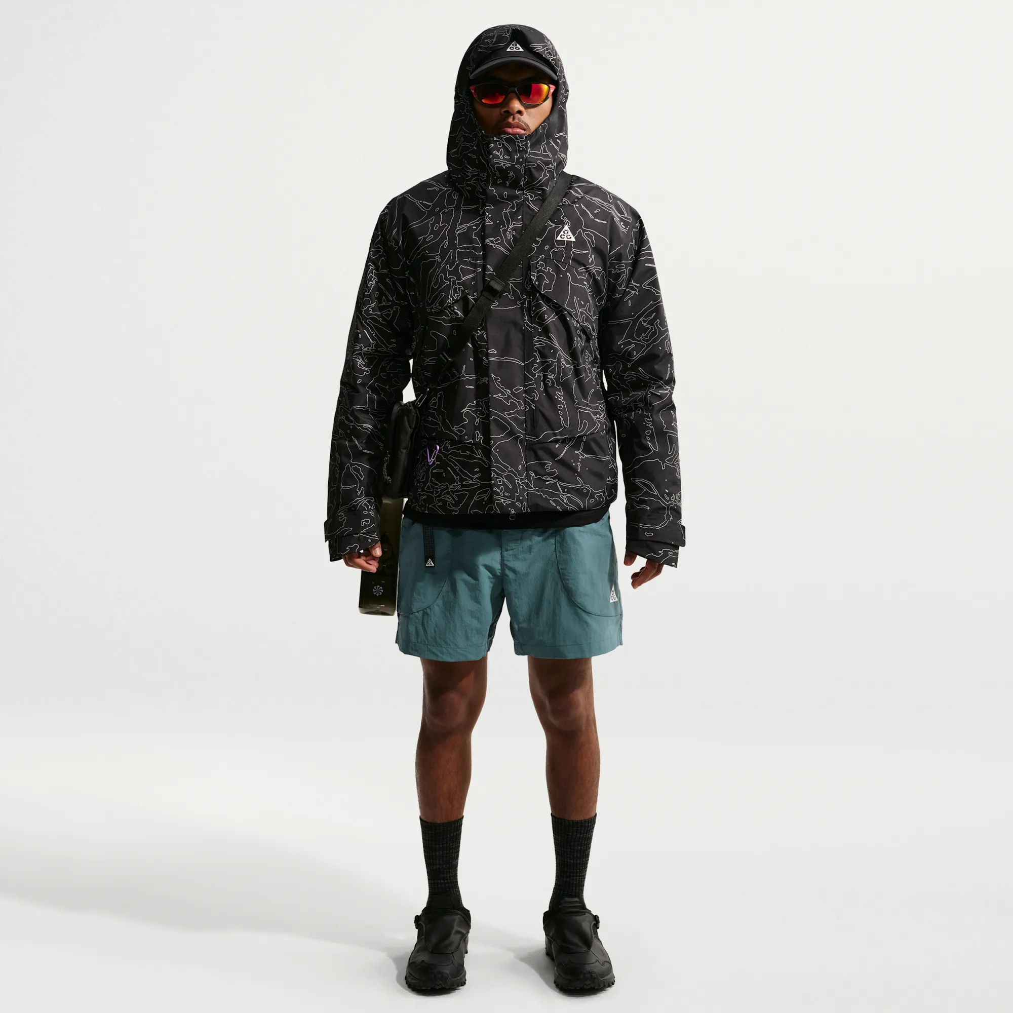 Nike ACG 'Dolomiti' Men's Shorts - Grey - Nylon