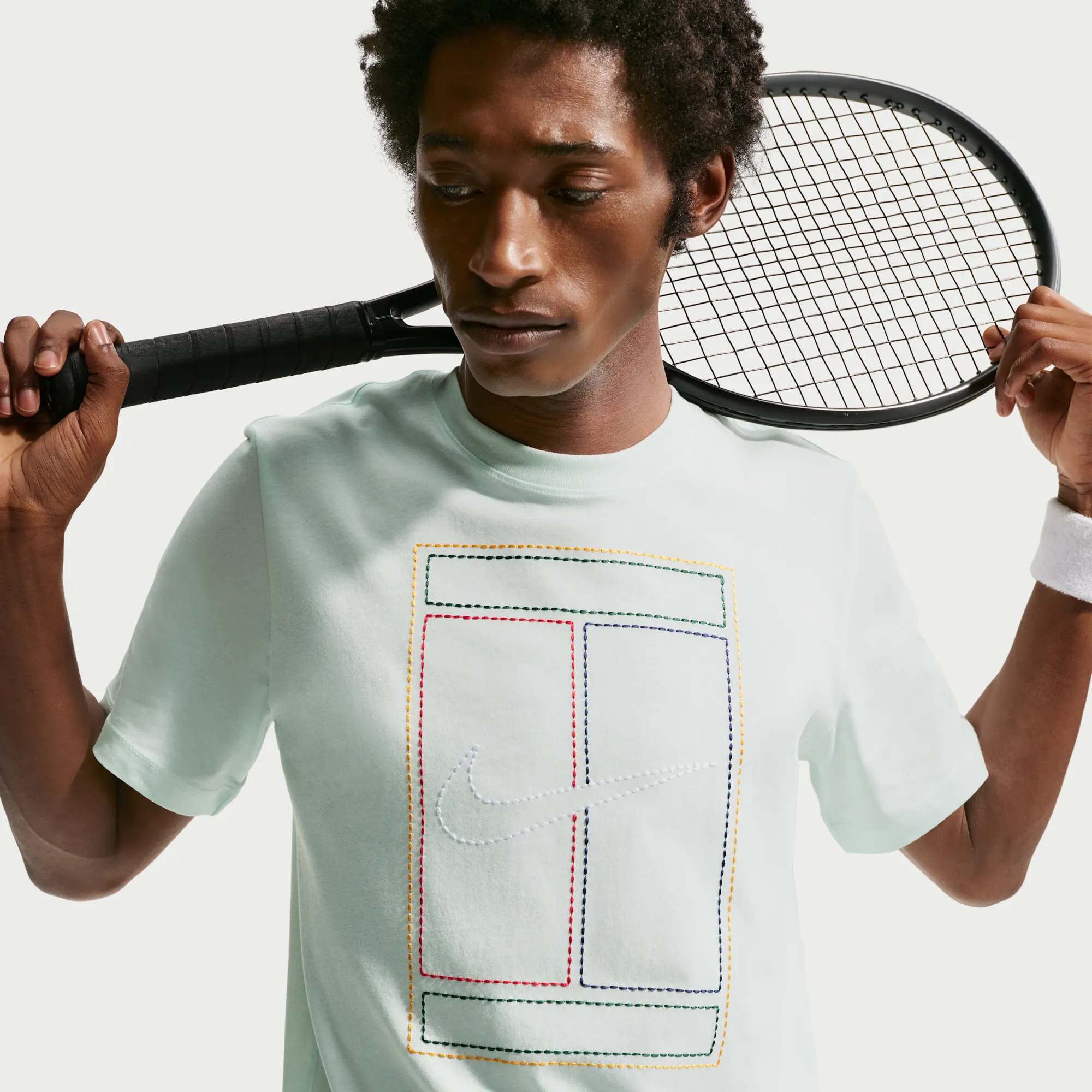 NikeCourt Heritage Men's T-Shirt - Green - Cotton