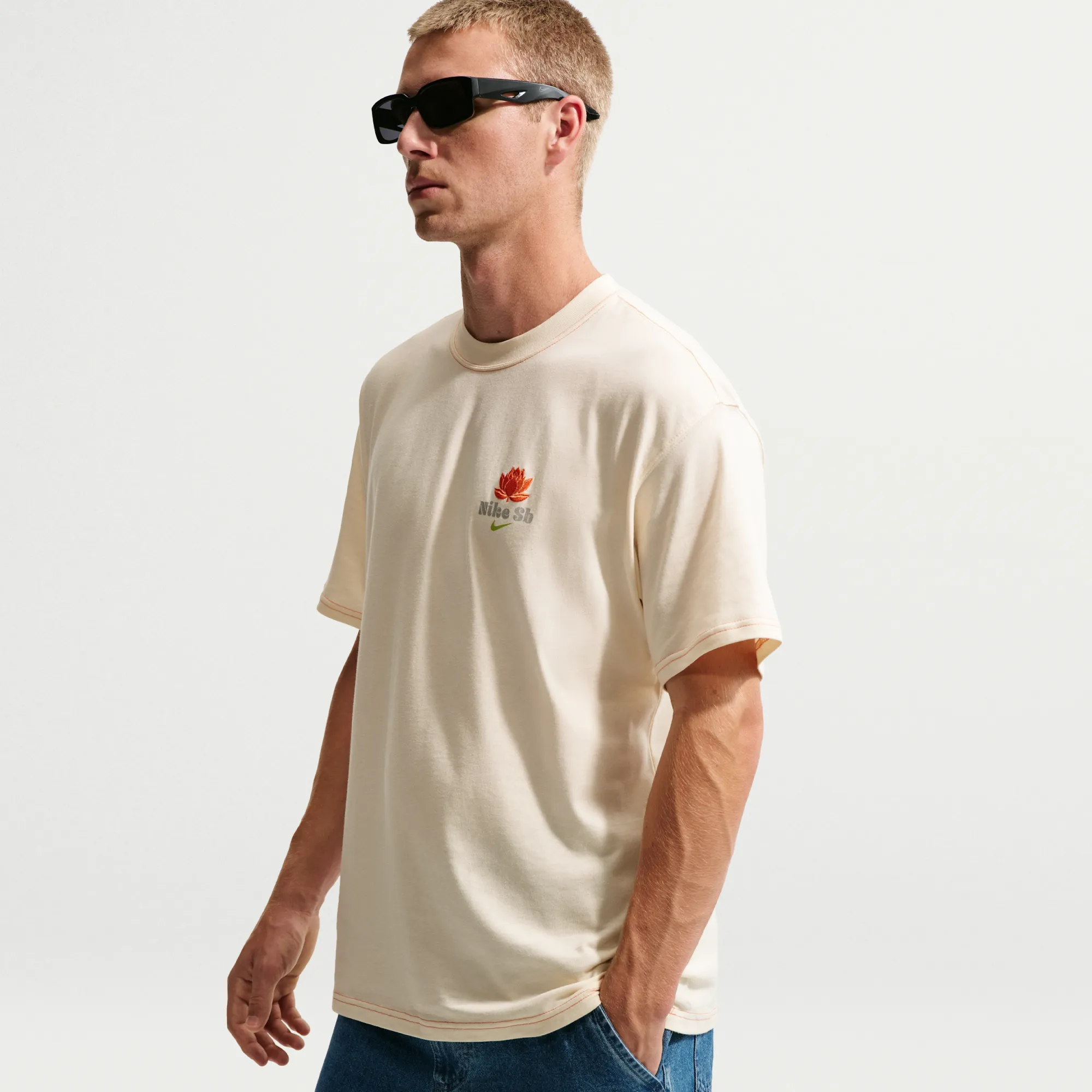Nike SB Skate T-Shirt - White - Cotton