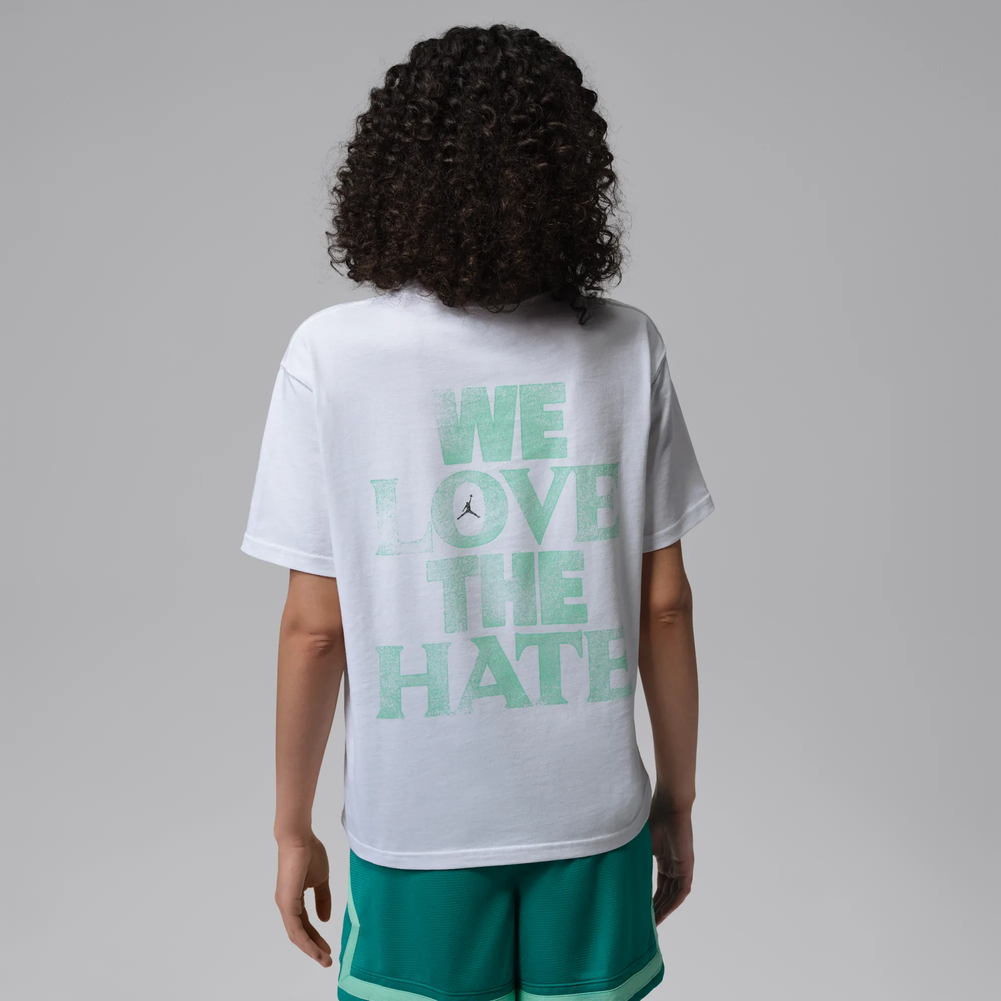 Nike Jordan Sport Women's Dri-FIT Graphic T-Shirt - White - Cotton