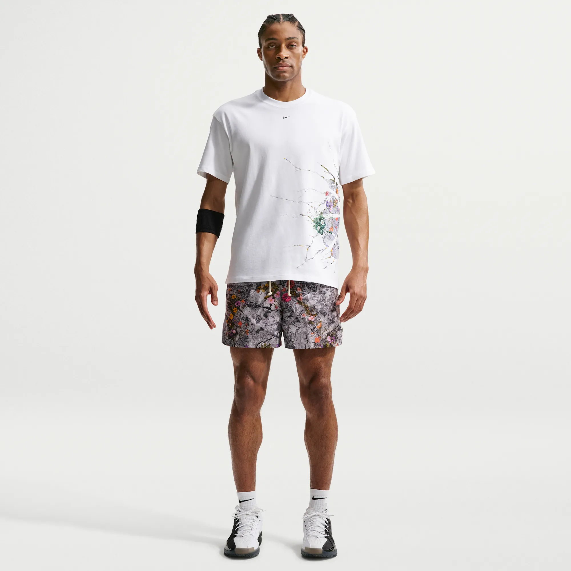Nike Standard Issue Men's Dri-FIT 12.5cm (approx.) Practice Woven Basketball Shorts - Grey - Polyester