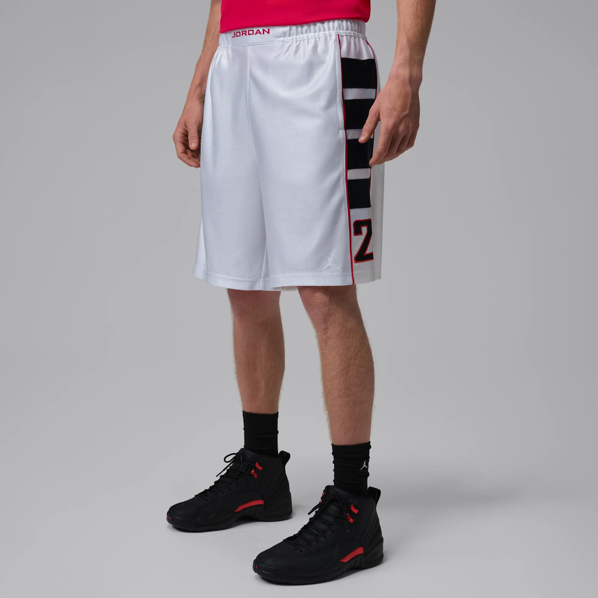 Nike Jordan Brooklyn Cat Scratch Men's Shorts - White