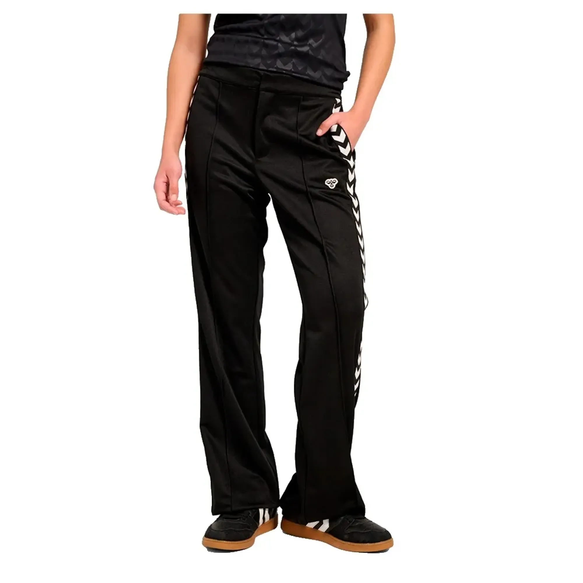 Hummel Flared Stretch Logotape Tracksuit Pants