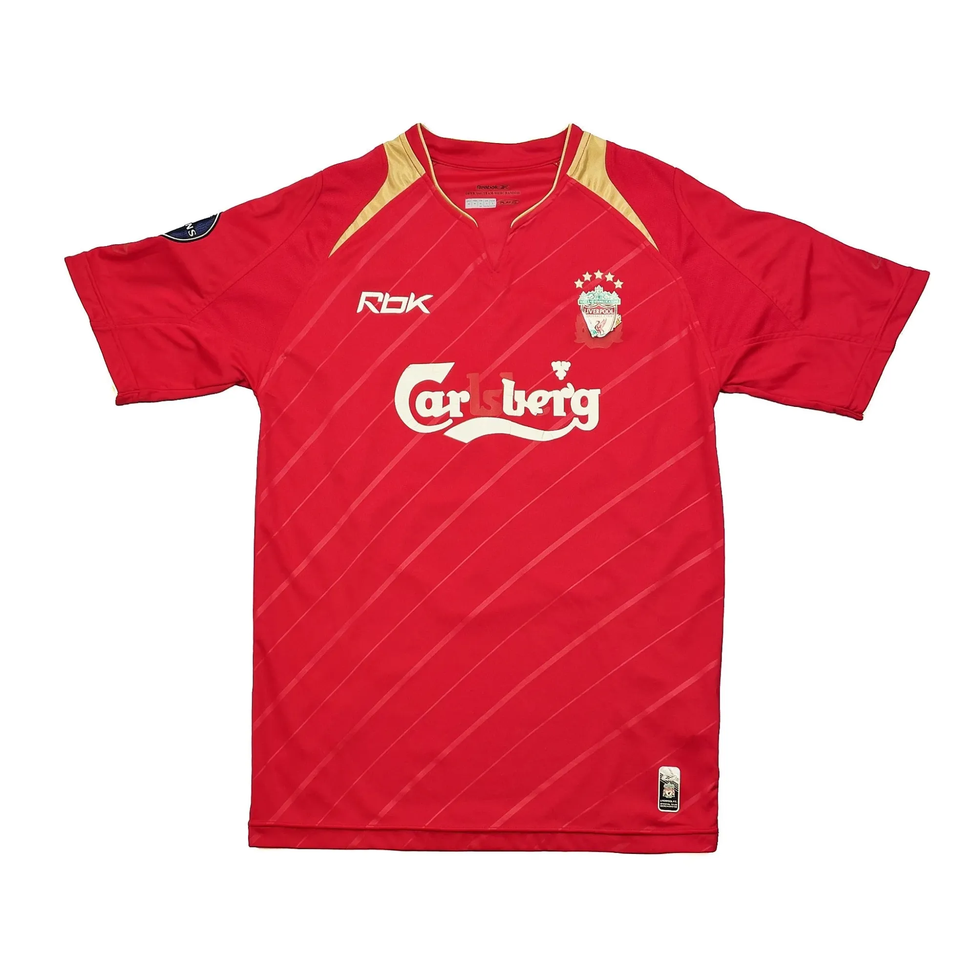 2005/06 Liverpool Carragher #23 C/L Home Shirt (S) Reebok | Cult Kits
