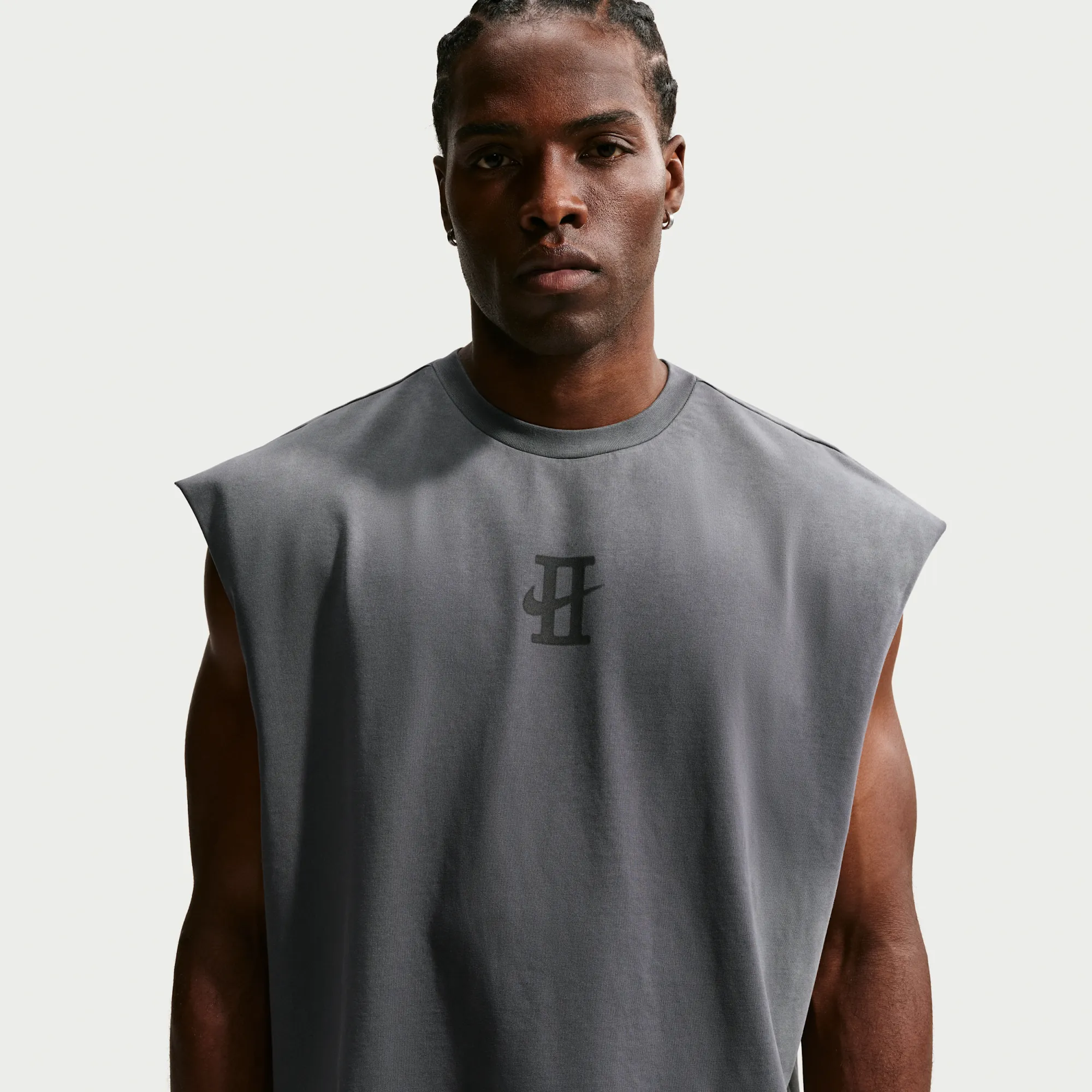 Nike Book Standard Issue Men's Dri-FIT Sleeveless Game Top - Black - Cotton/Polyester