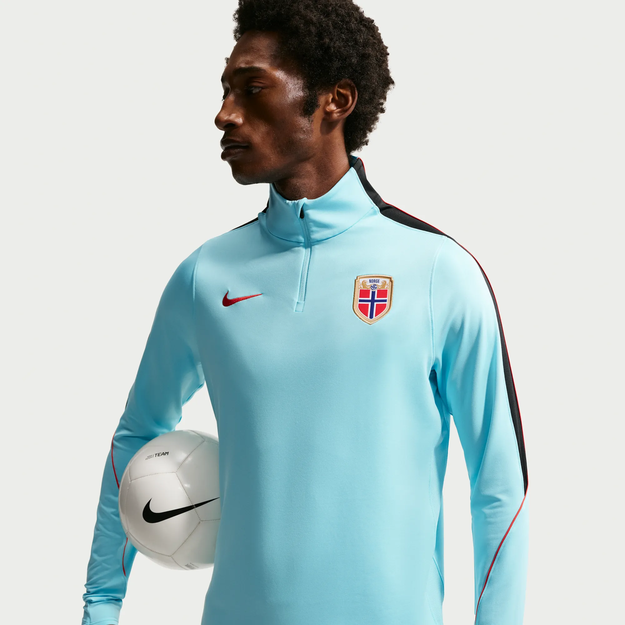 Norway Strike Men's Nike Dri-FIT Football Drill Top - Blue - Polyester/Elastane