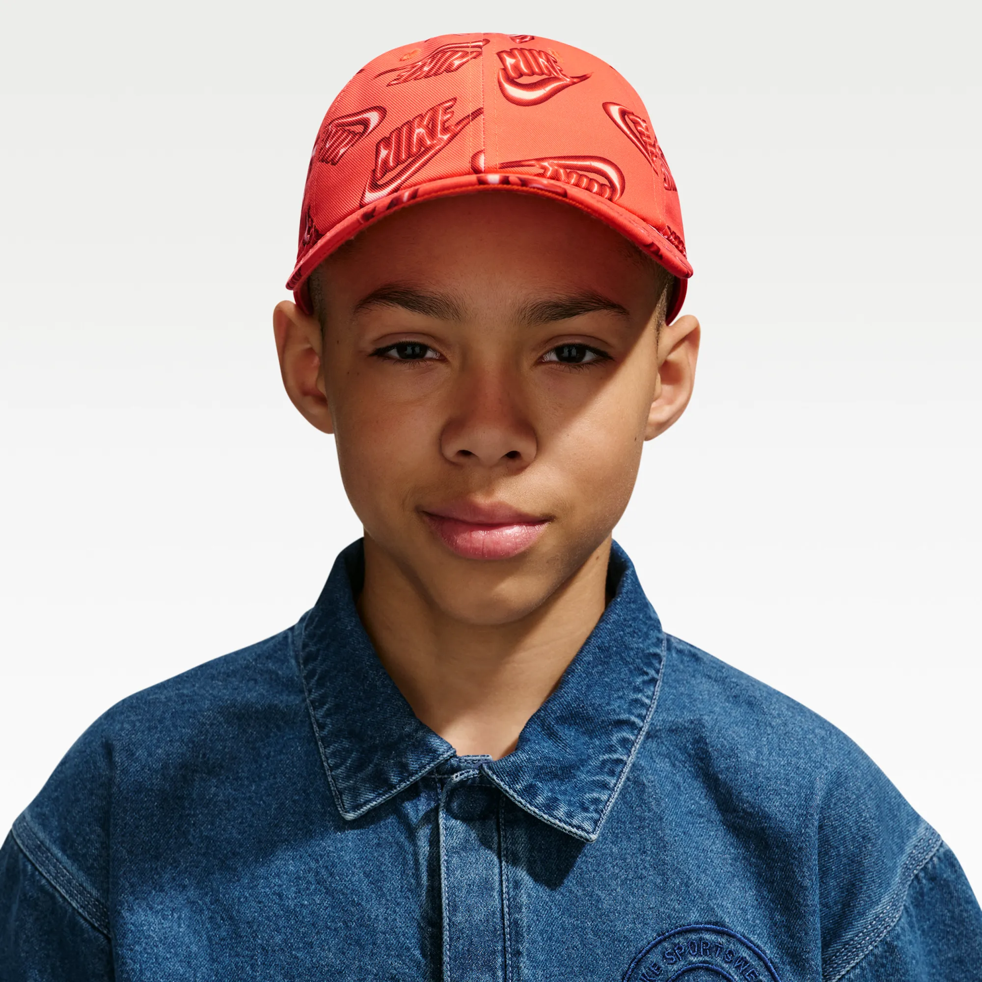 Nike Club Older Kids' Unstructured Cap - Orange - Polyester