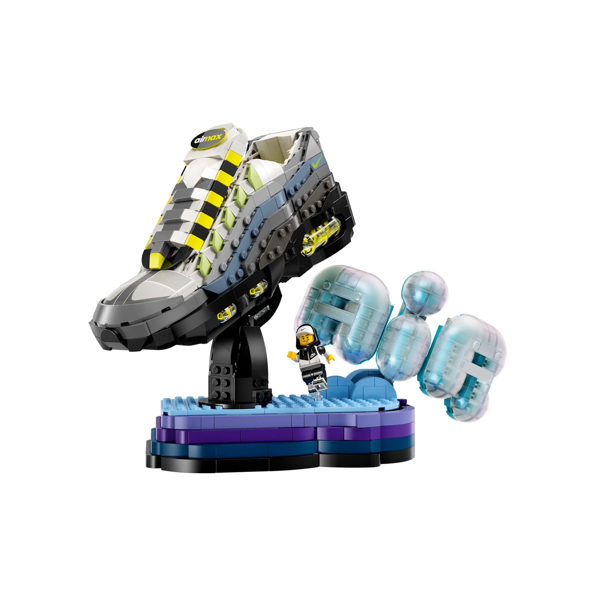 Nike Air Max 95 x LEGO® Set Sneaker-Building Kit with Exclusive Minifigure - Grey