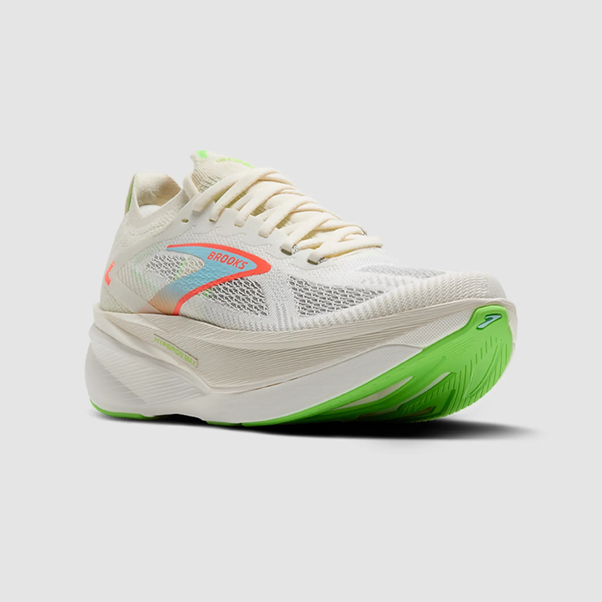Brooks Men's Hyperion Max 3 - 182 Coconut/Green Gecko/Pink Clay