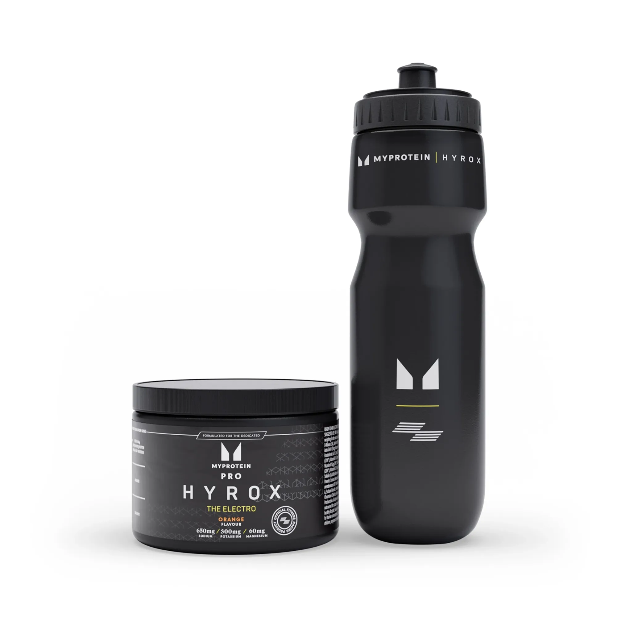 Hydration Kit - HYROX - Hyrox Sports Water Bottle - THE Electro - Orange