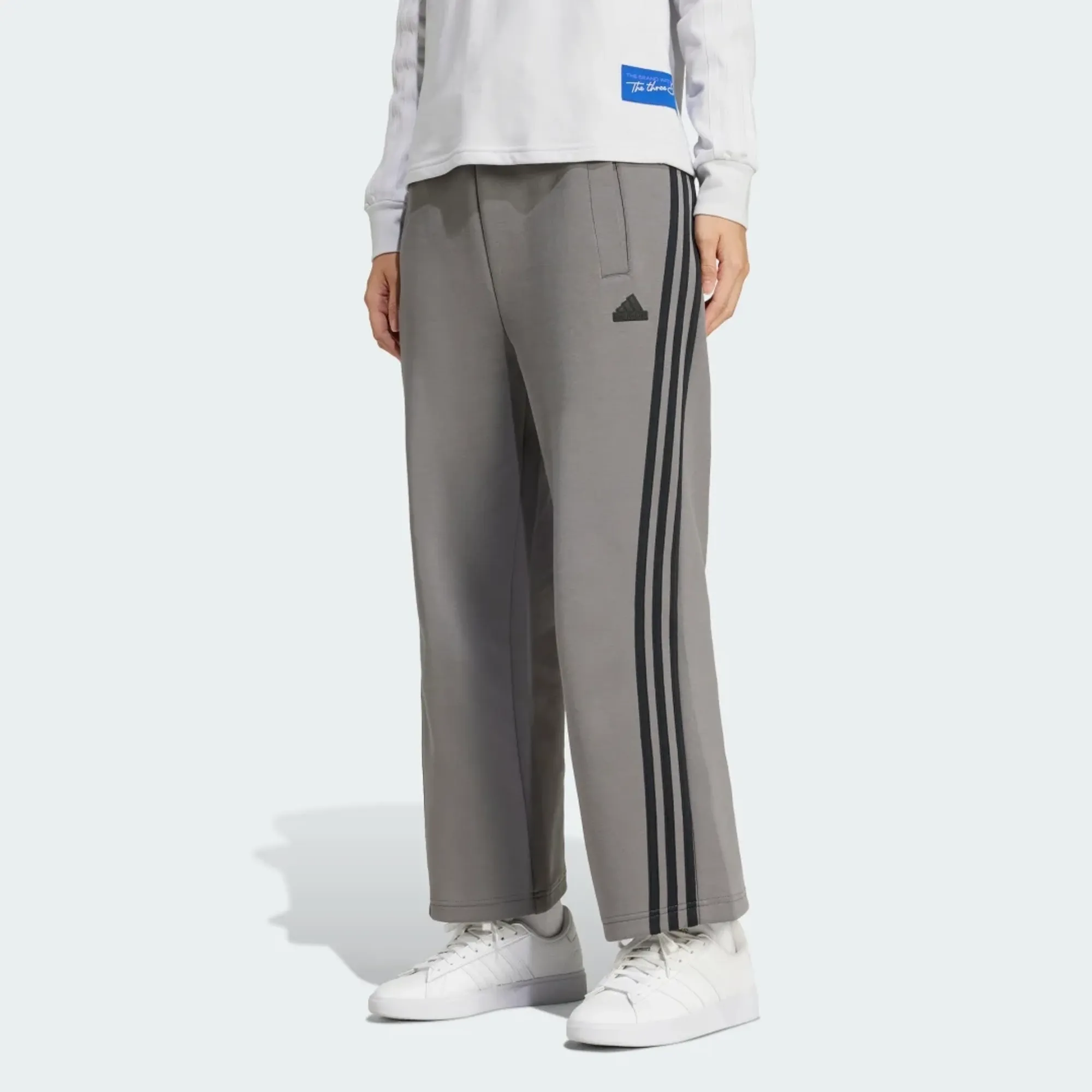 adidas Future Icons 3-Stripes Open Hem Joggers