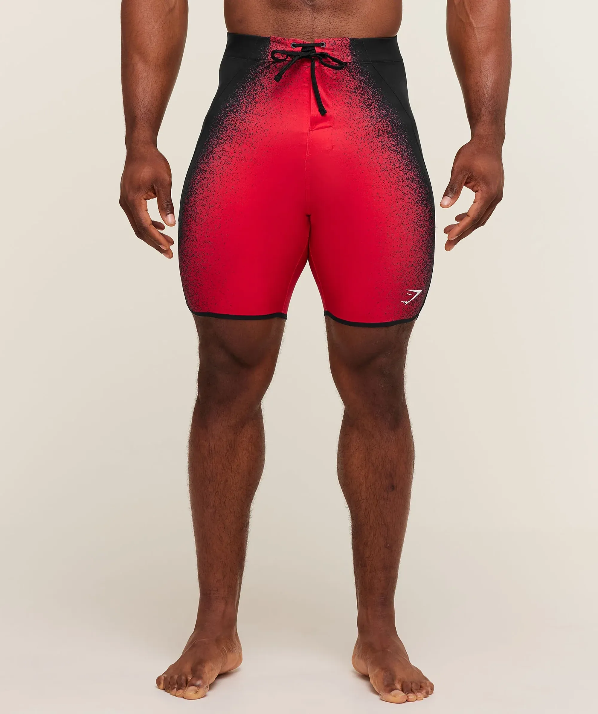 Gymshark Competition Board Shorts - GS Athletic Red/GS Black