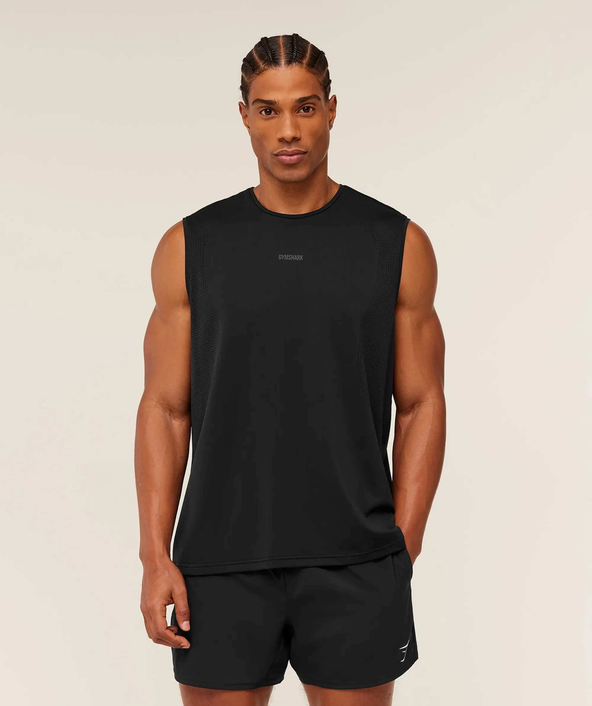 Gymshark Distance Seamless Tank - Black