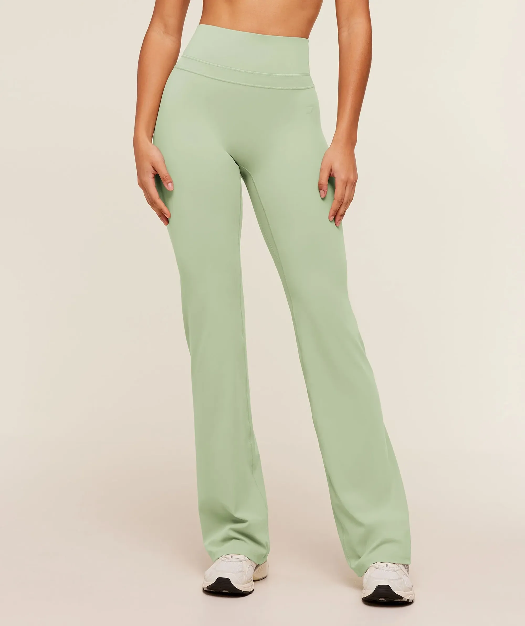 Gymshark Whitney Tall Flared Leggings - Haze Green