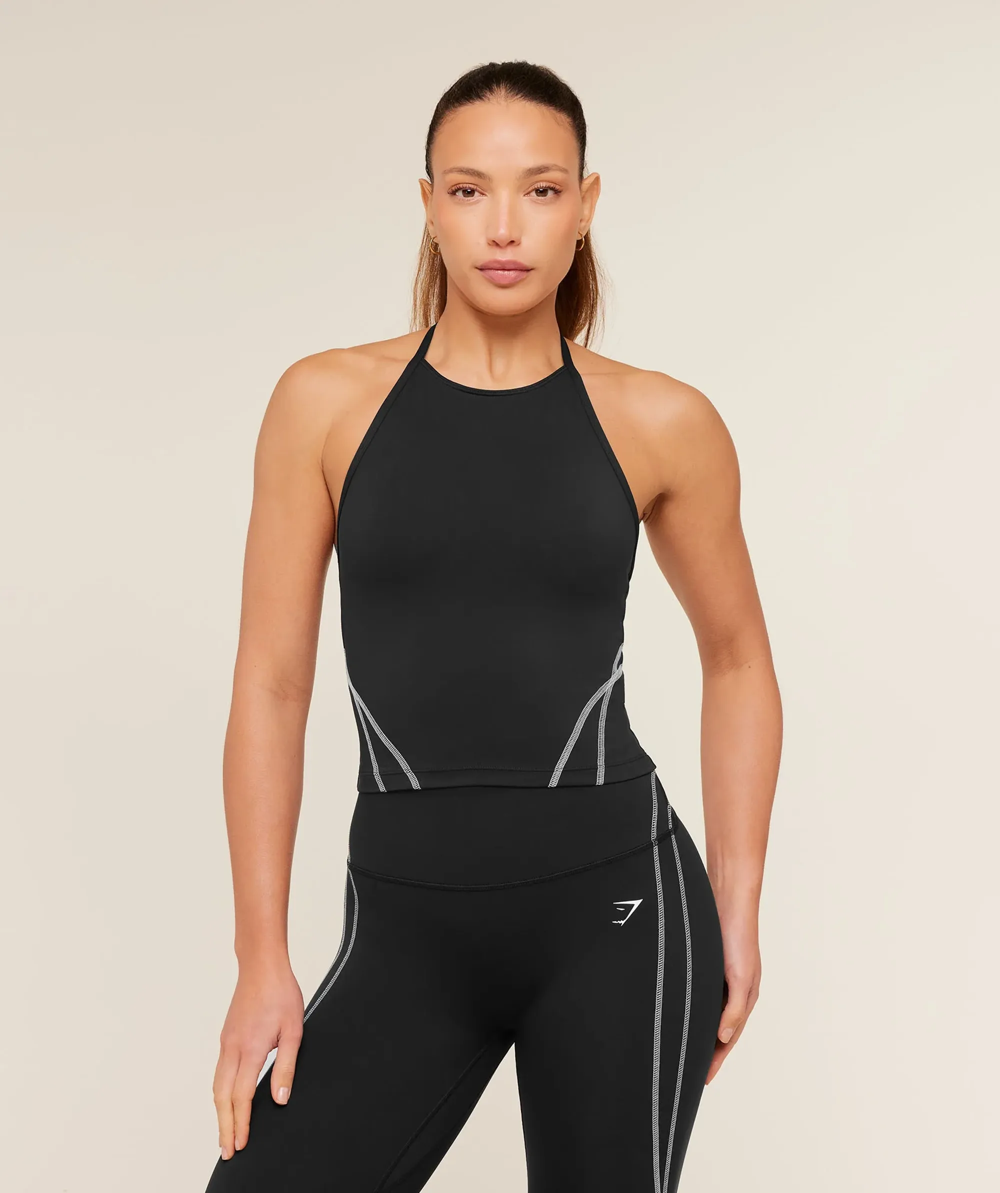 Gymshark Volt Tank Top - Black/White