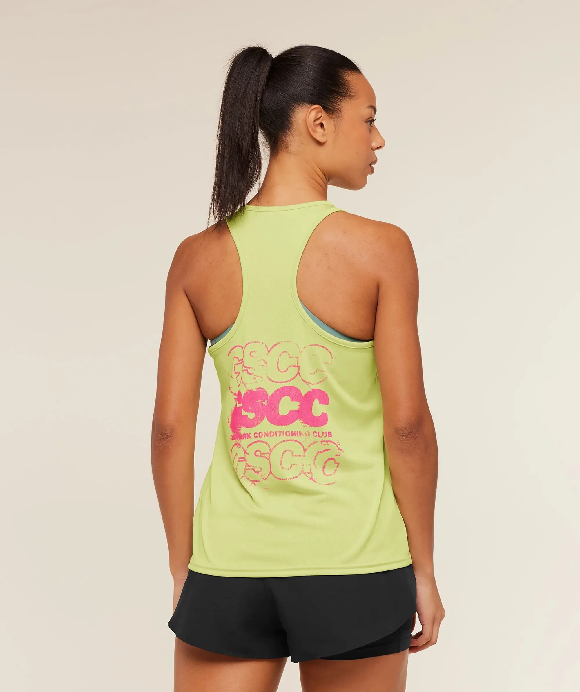 Gymshark Graphic Tank -  Sorbet Yellow