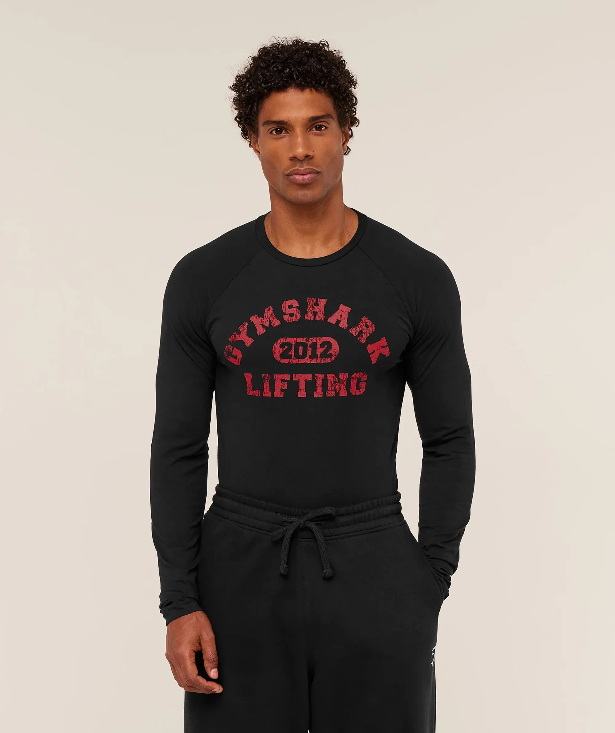Gymshark  Lifting Long Sleeve T-Shirt - Black