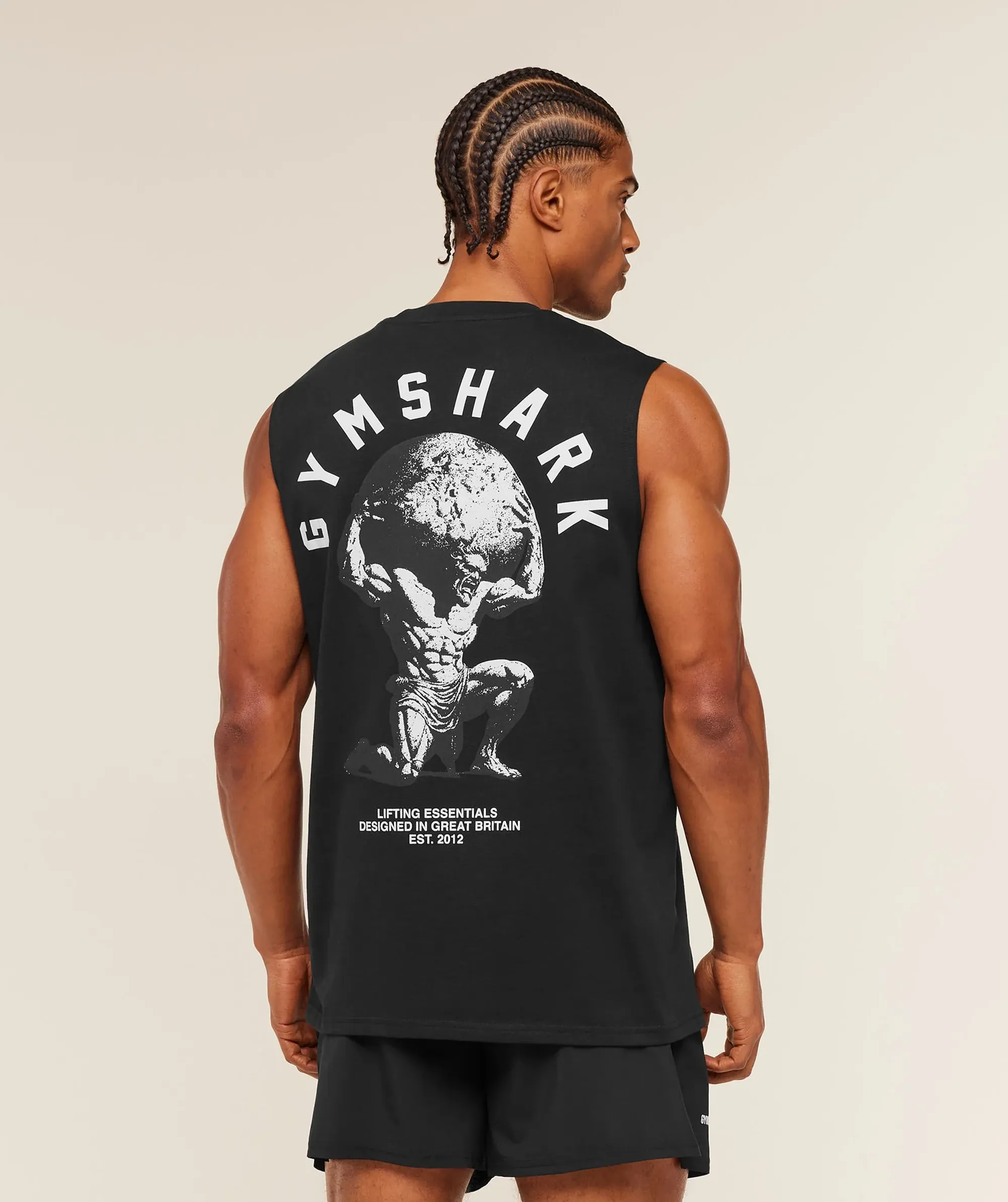 Gymshark Atlas Graphic Tank - Black