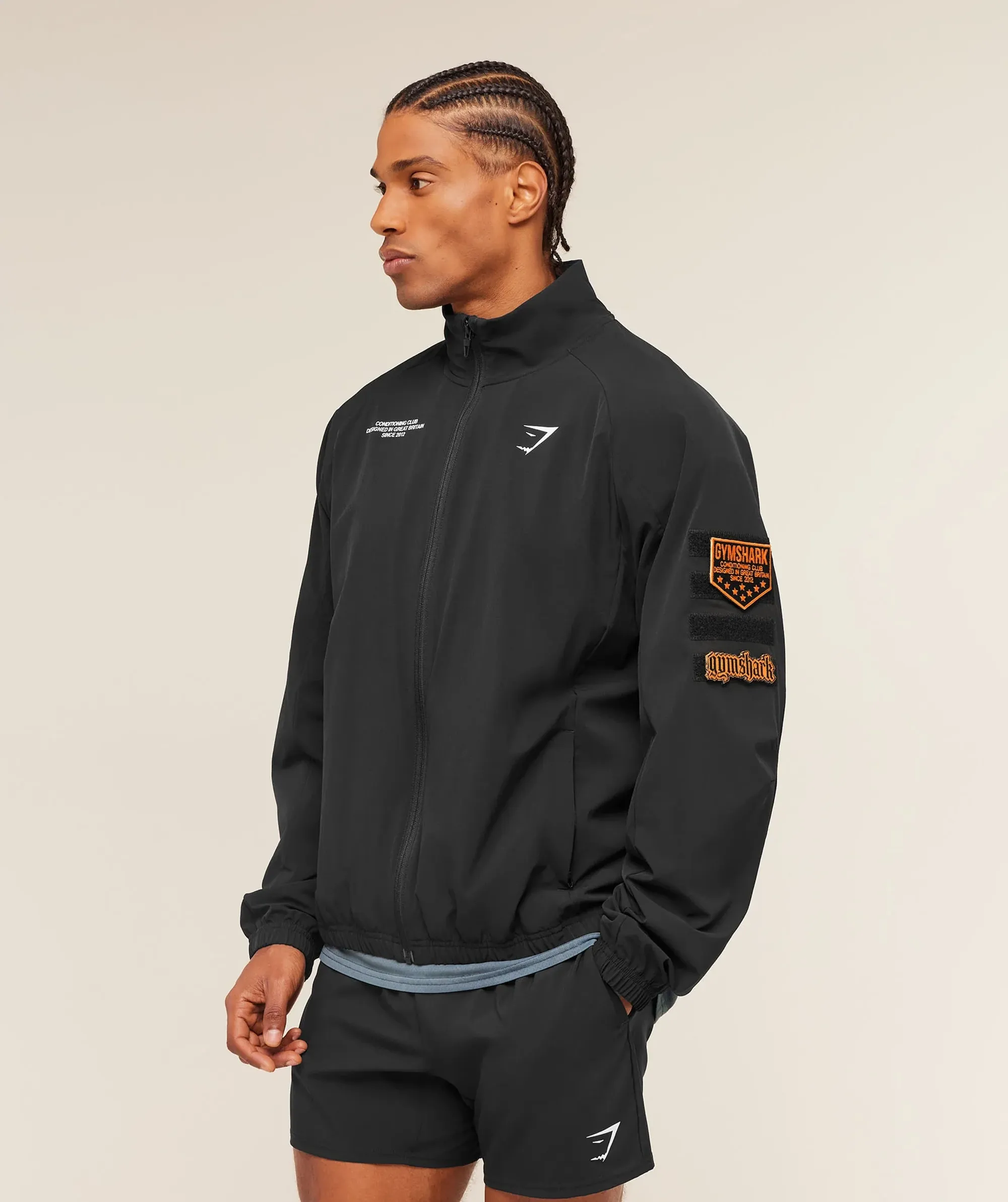 Gymshark Conditioning Club Track Patch Jacket - Black