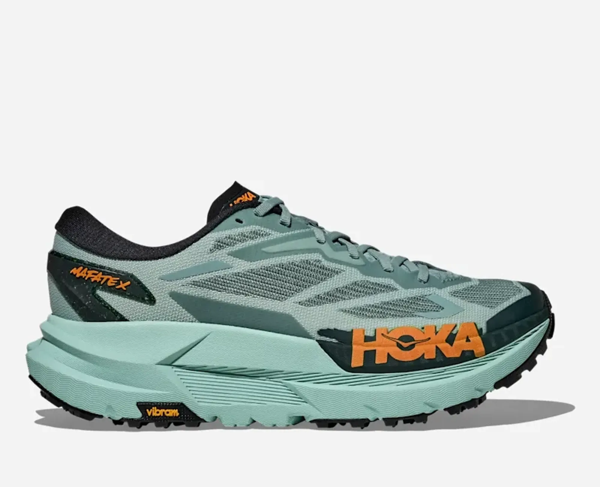 Hoka Men's Mafate X Trail Shoes In Sage/Rosemary