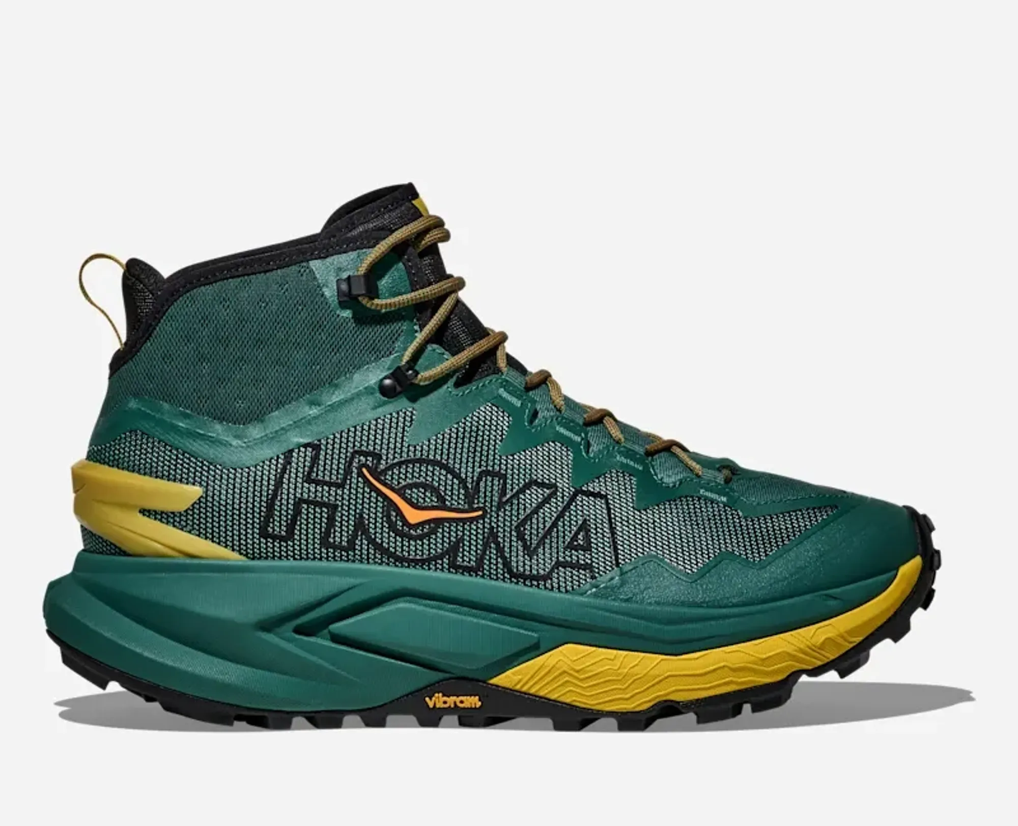 Hoka Men's Mafate Hike Hiking Shoes In Thyme/Yellow Gold