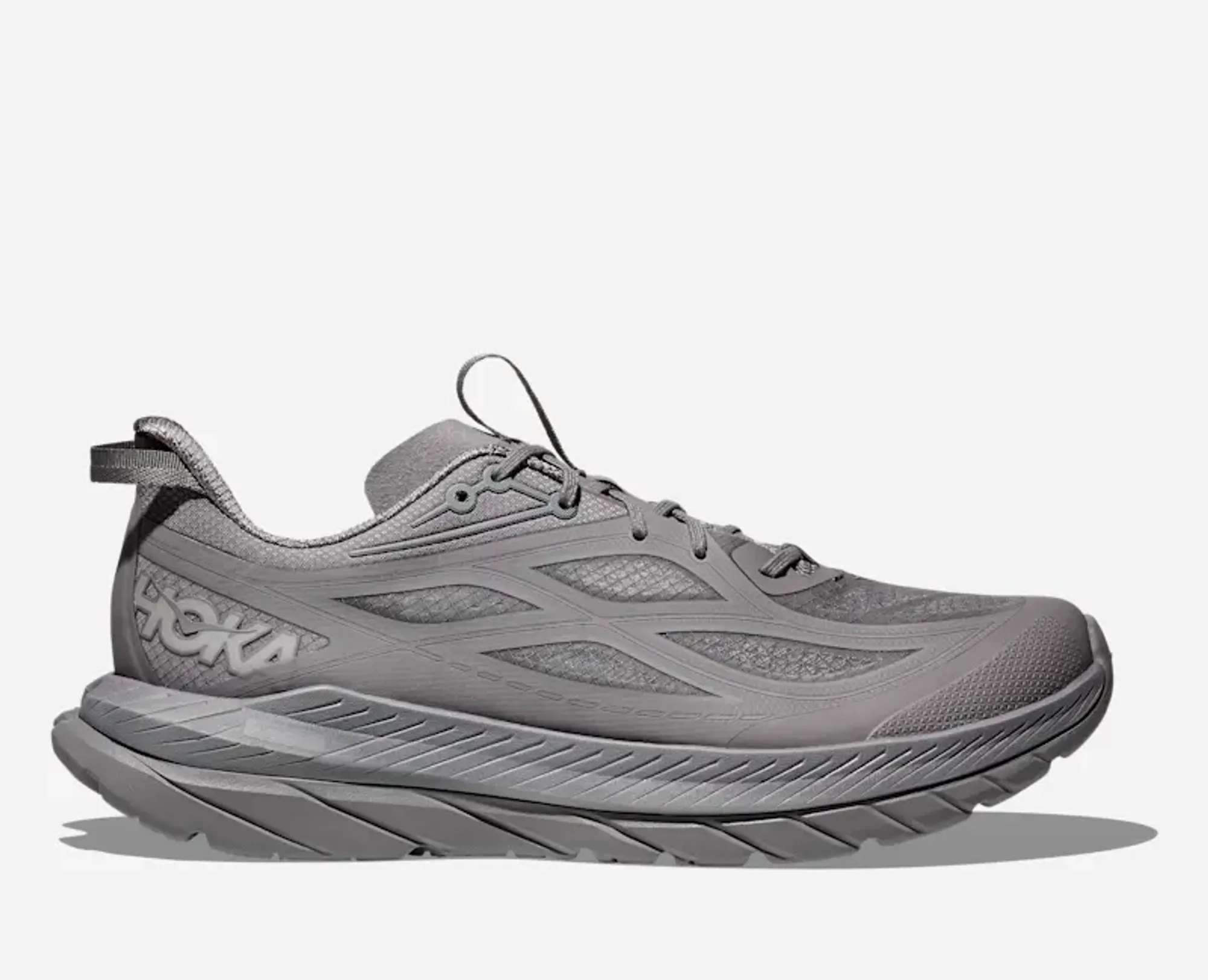 Hoka Men's Mach Remastered Lifestyle Shoes In Galactic Grey/Galactic Grey