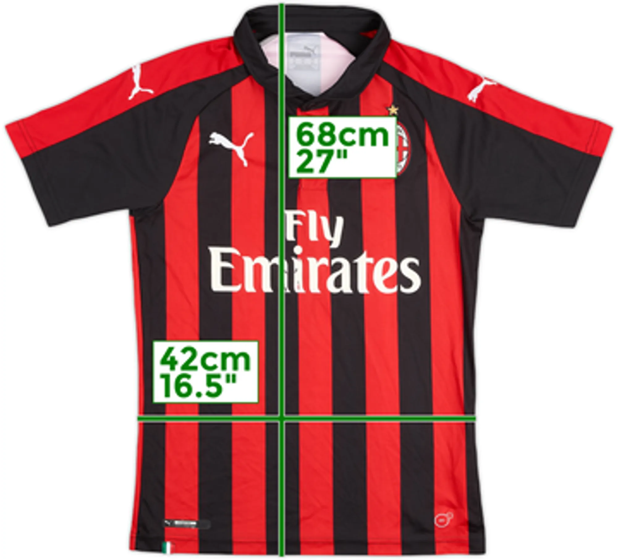 2018-19 AC Milan Home Shirt - 5/10 - (L)