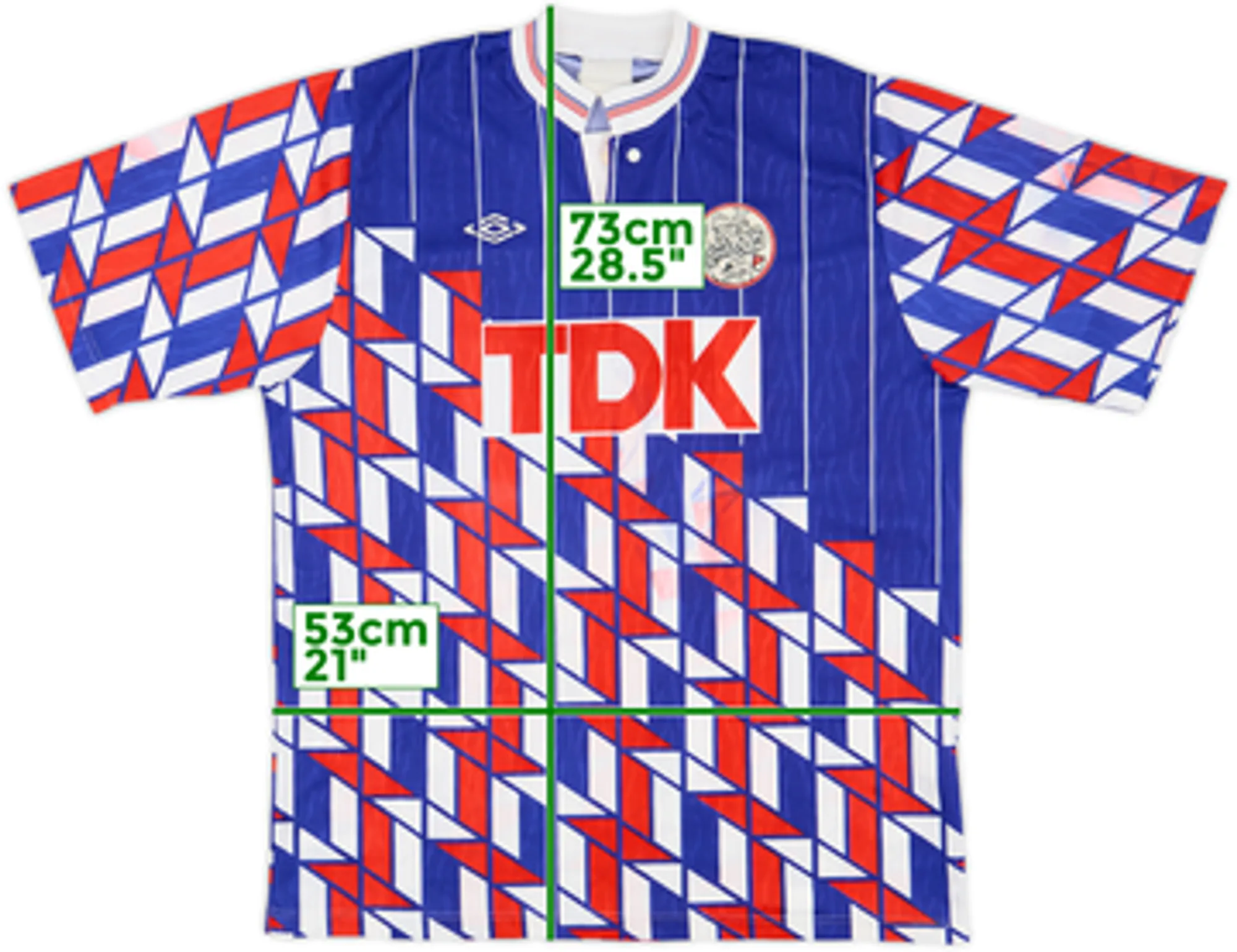1989-90 Ajax Away Shirt - 5/10 - (L)