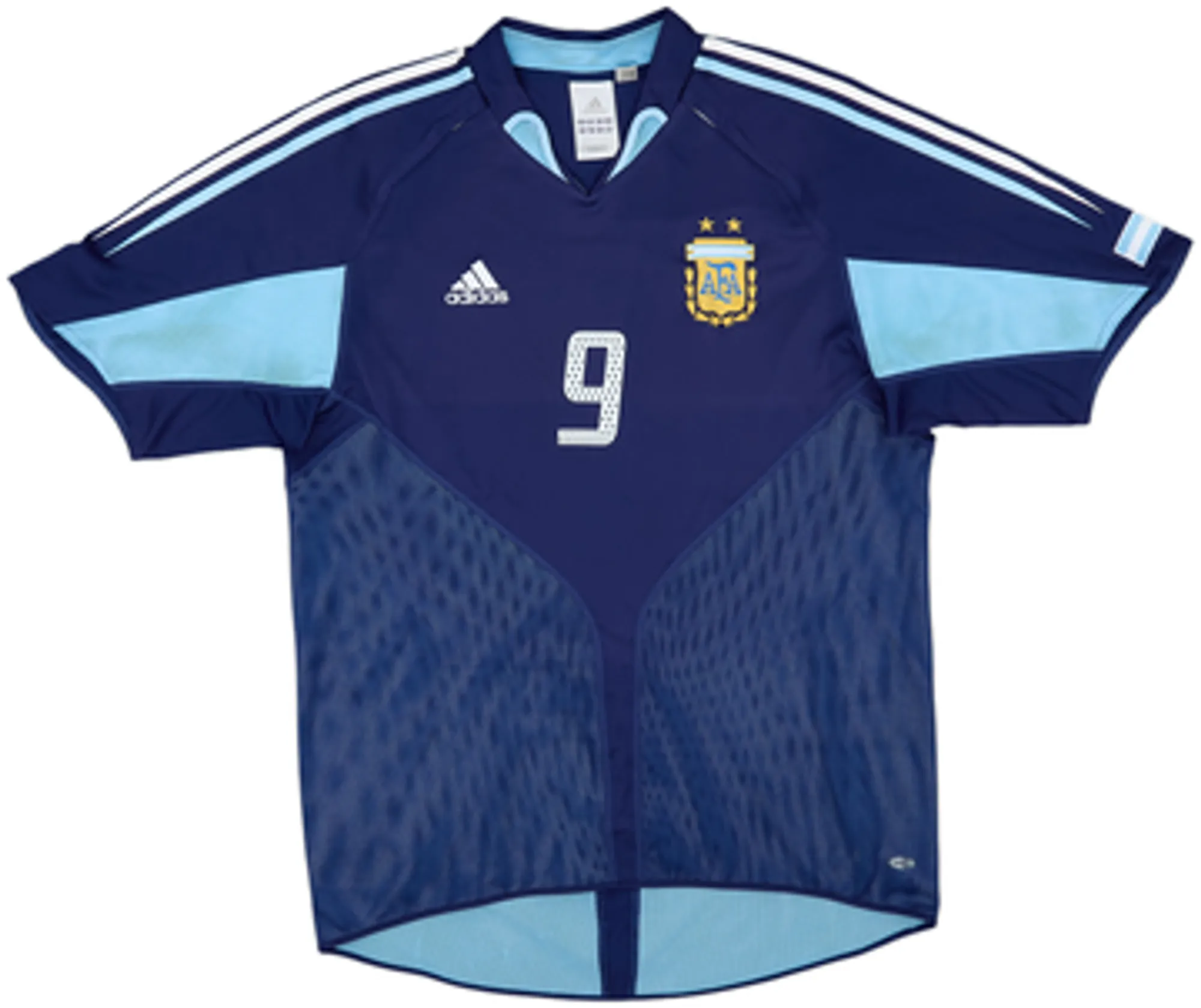 2004-05 Argentina Away Shirt Crespo #9 - 8/10 - (XL)