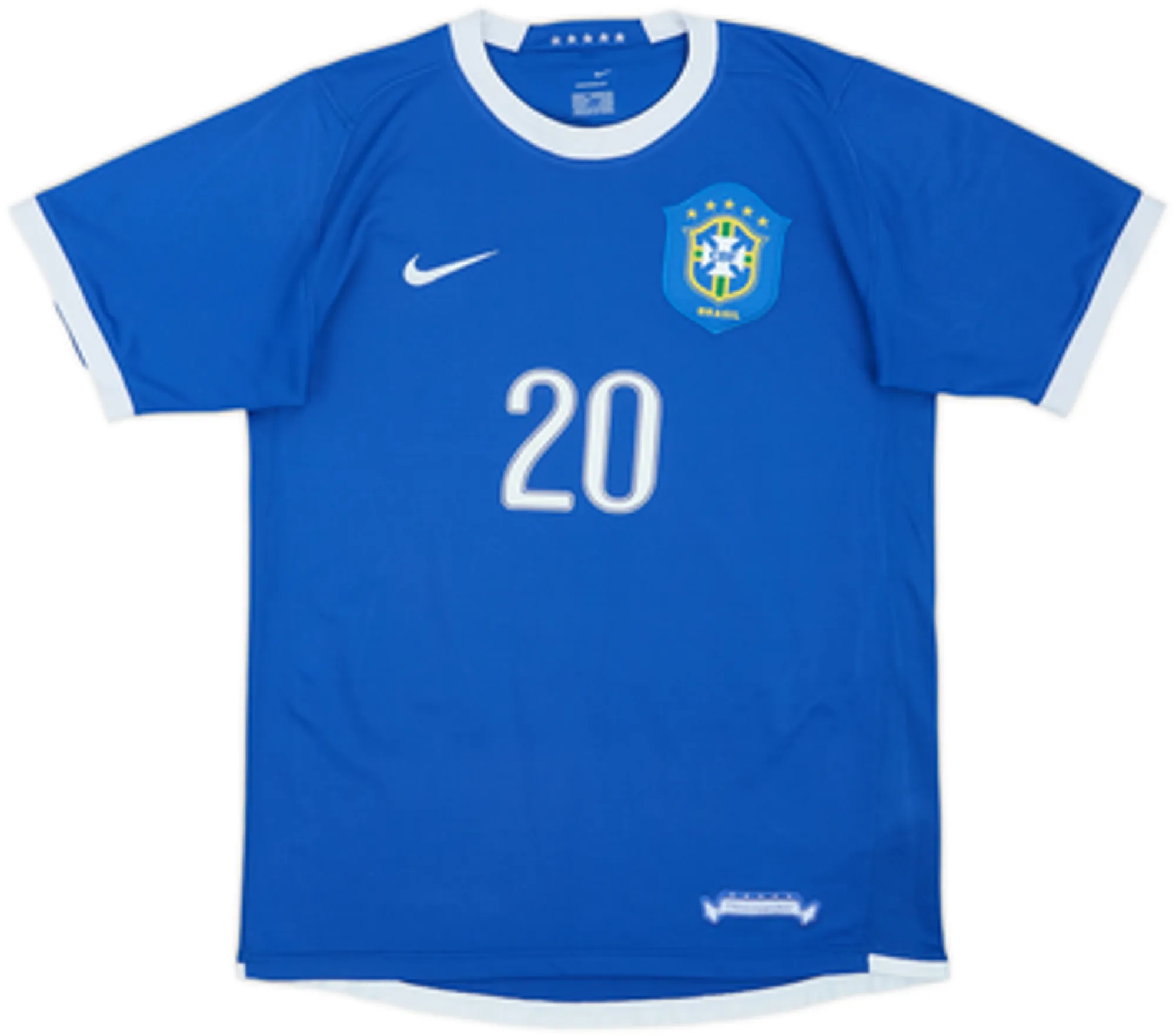 2006-07 Brazil Away Shirt Baptista #20 - 7/10 - (S)