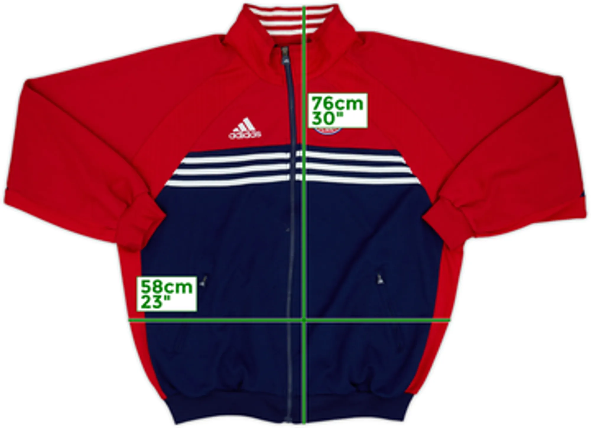 1999-00 Bayern Munich adidas Track Jacket - 8/10 - (L/XL)