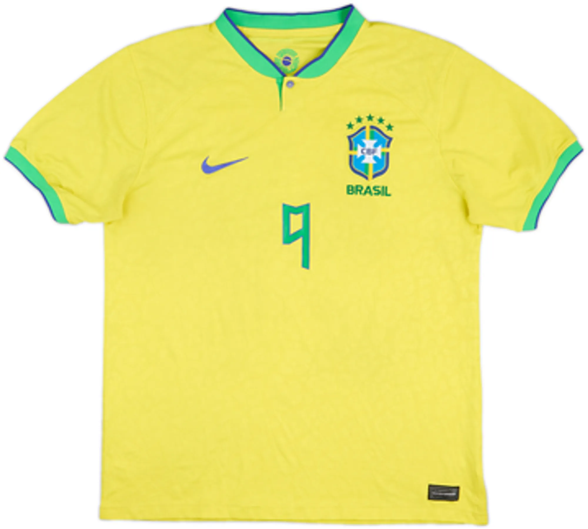 2022-23 Brazil Home Shirt Richarlison #9 - 4/10 - (XL)