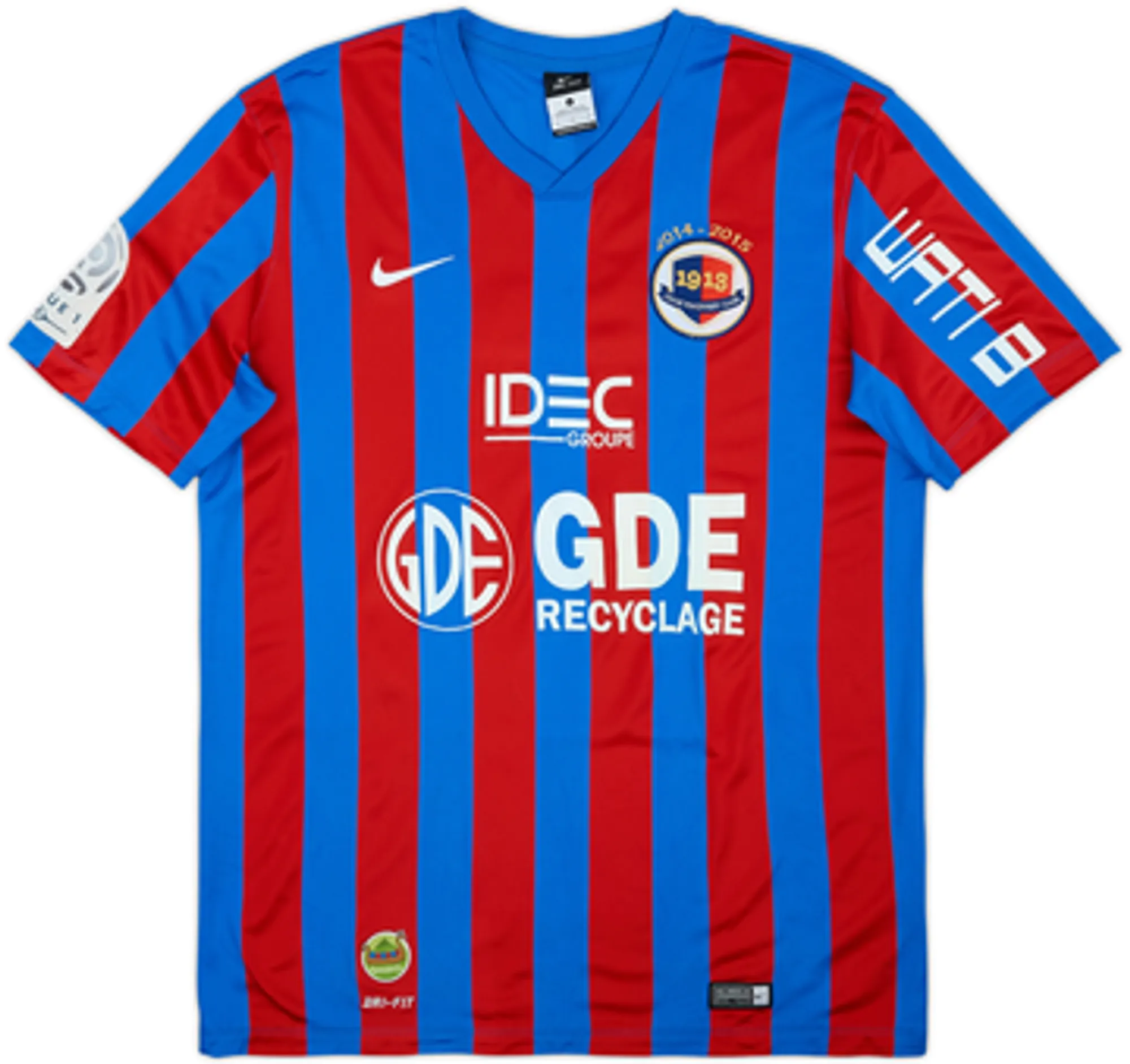 2014-15 Caen Home Shirt Duhamel #7 - 6/10 - (L)