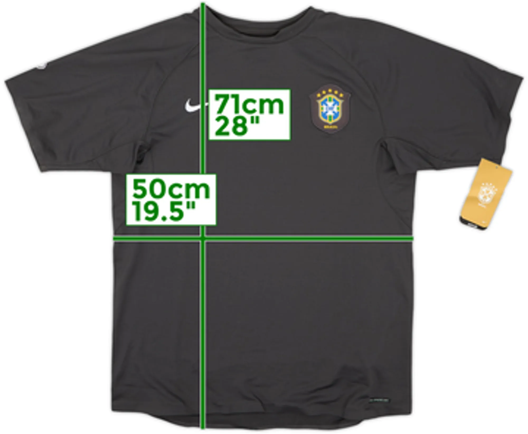 2006-07 Brazil Nike Player Issue Training Shirt (M)