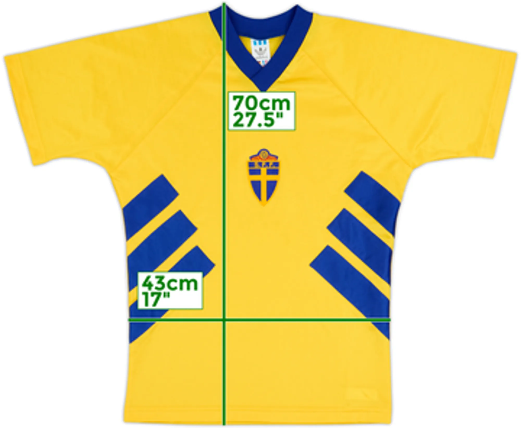 1994-96 Sweden Home Shirt - 9/10 - (L.Boys)