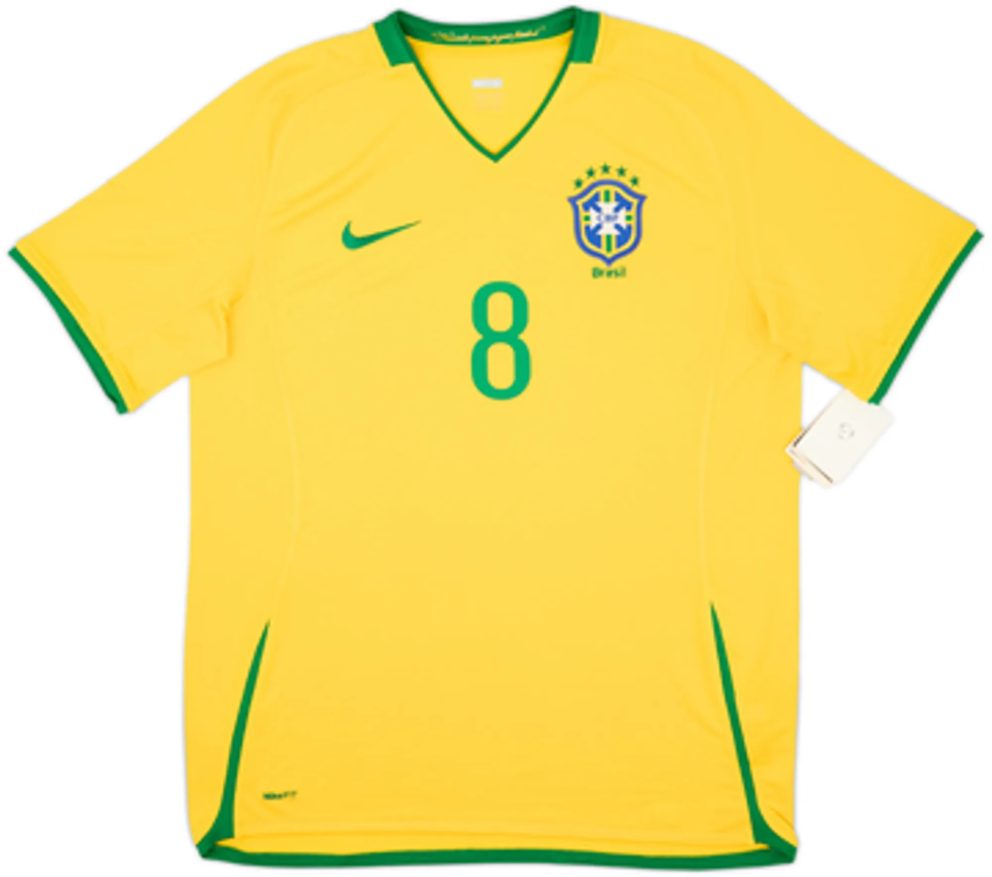 2008-10 Brazil Home Shirt Kaka #8 (L)