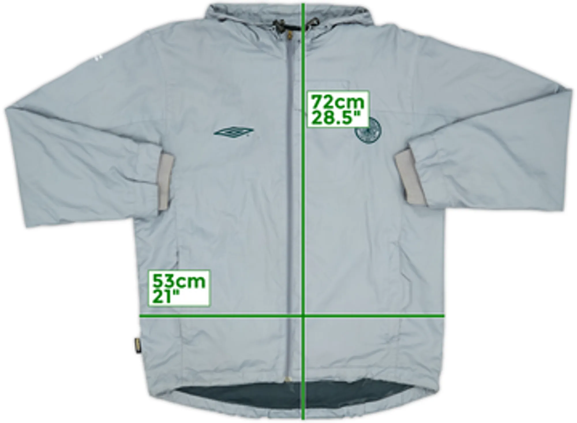 2002-03 Celtic Umbro Hooded Track Jacket - 7/10 - (S)