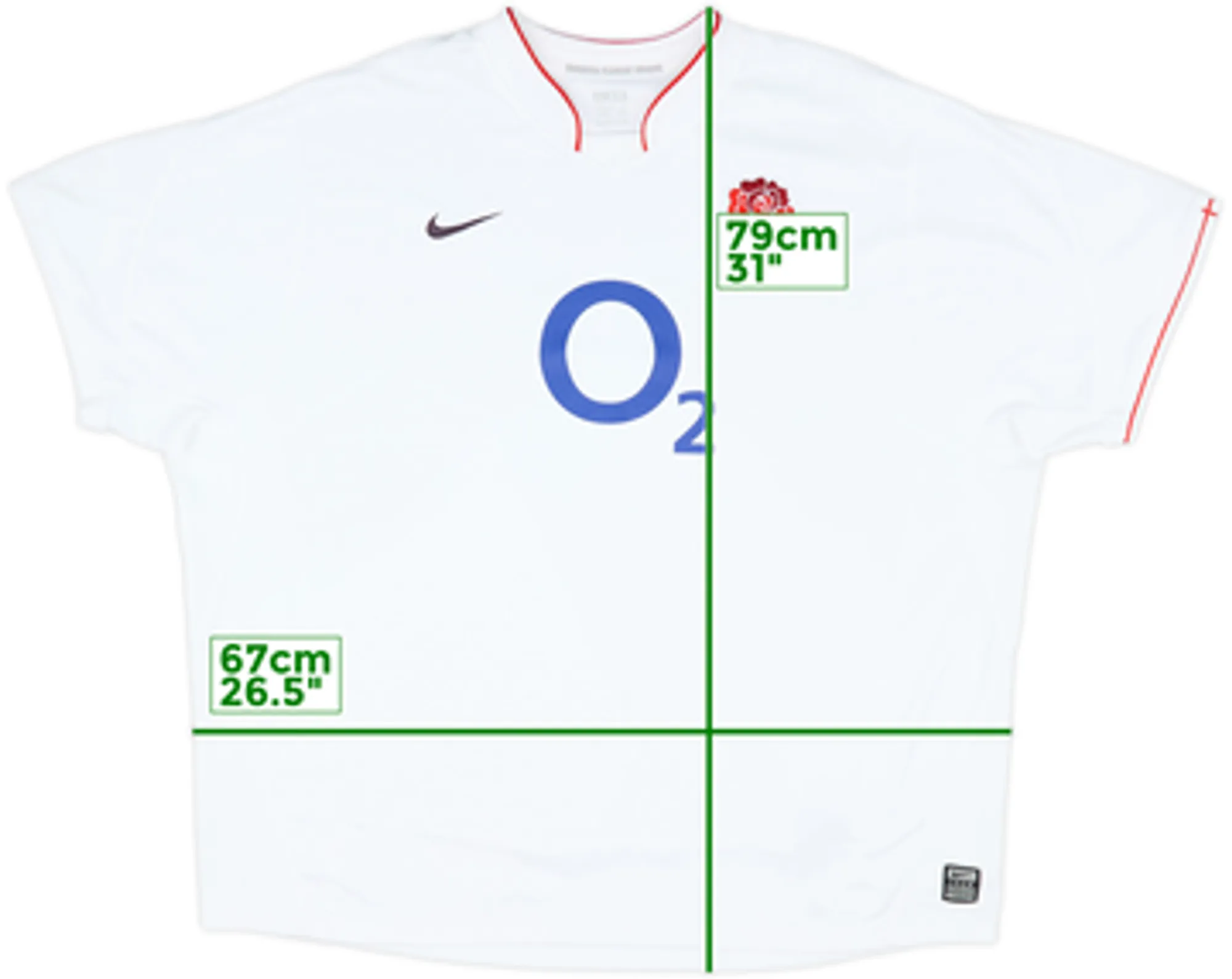 2009-11 England Rugby Home Shirt - 9/10 - (XXL)