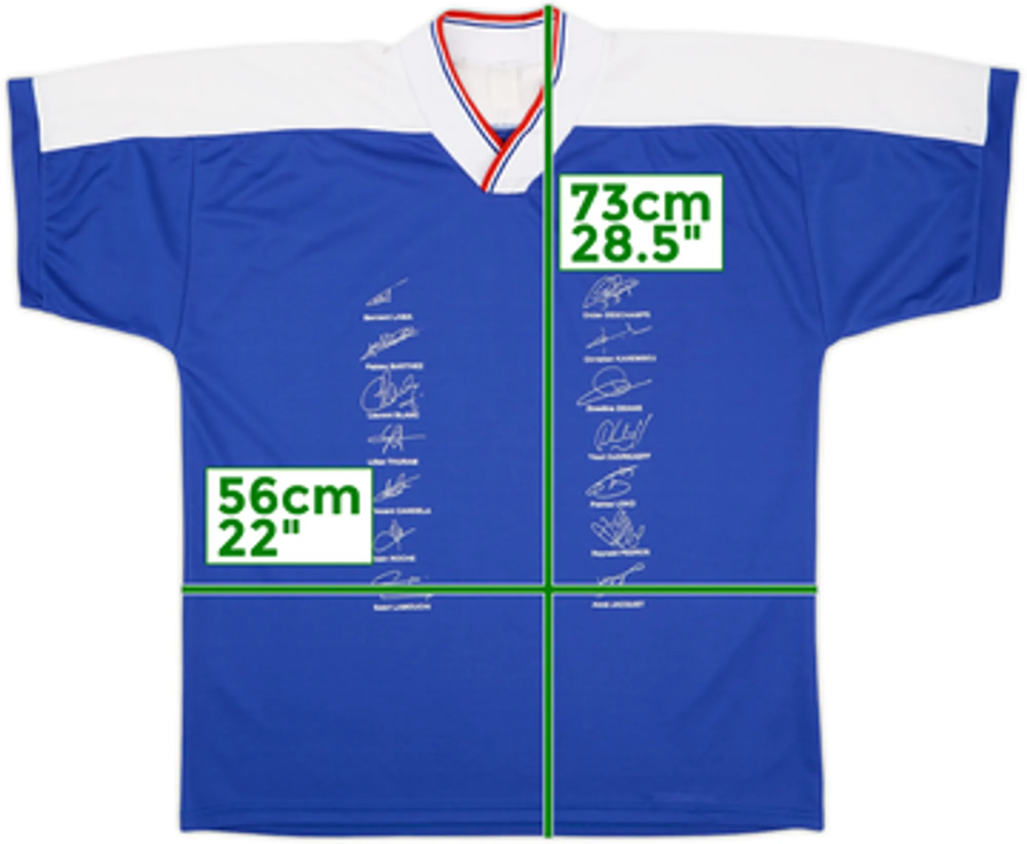 1998 France 'Signed' Fan Shirt - 9/10 - (XXL)