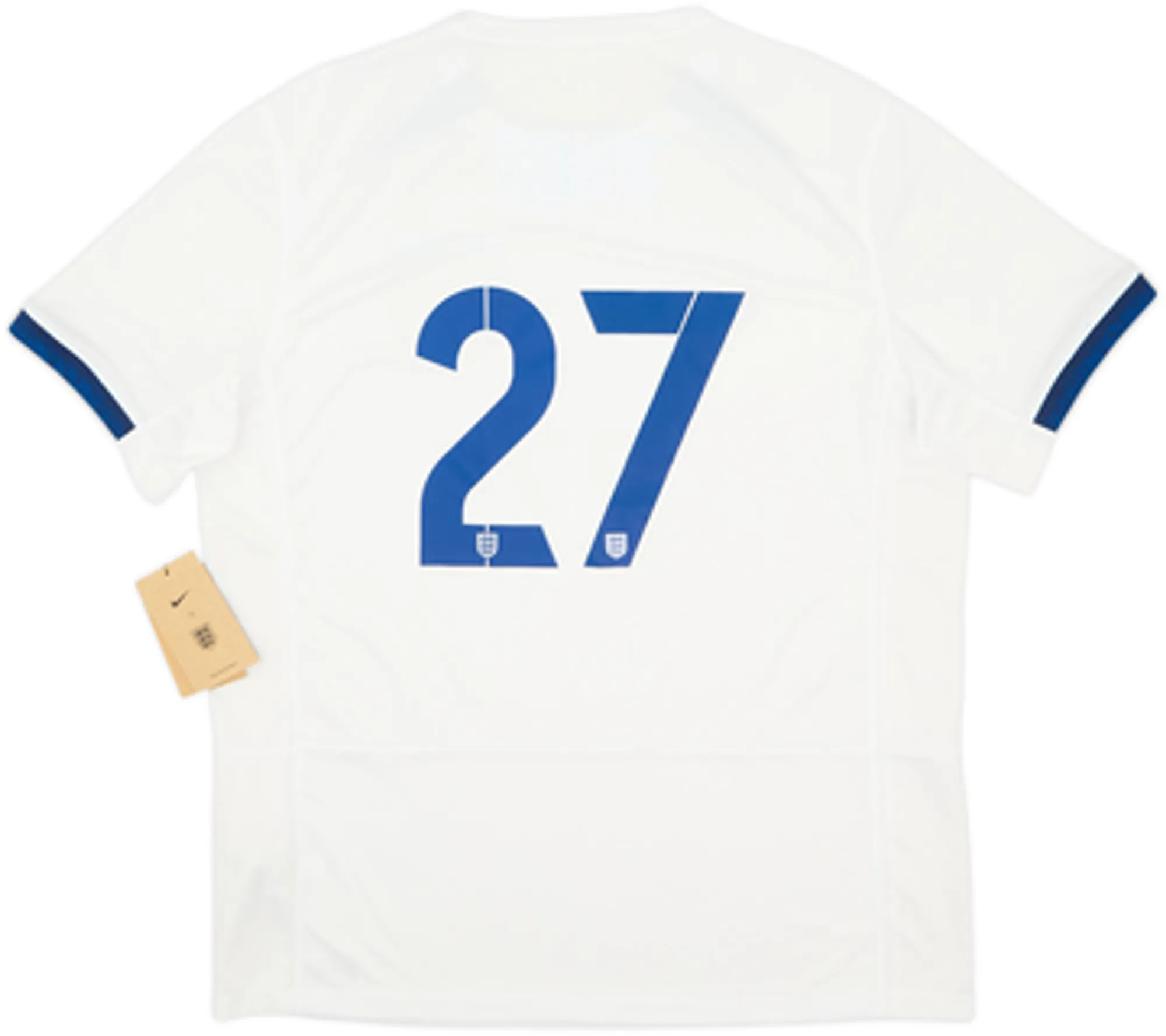 2023 England Women's Home Shirt #27 (Men's L)