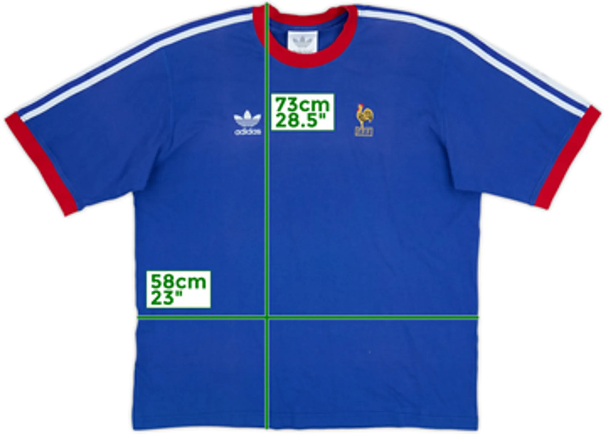 2000-02 France adidas Tee - 9/10 - (L)