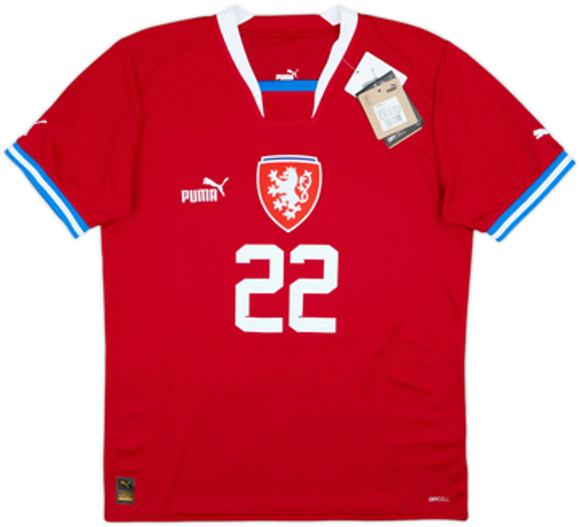 2022-23 Czech Republic Home Shirt Soucek #22 (L)