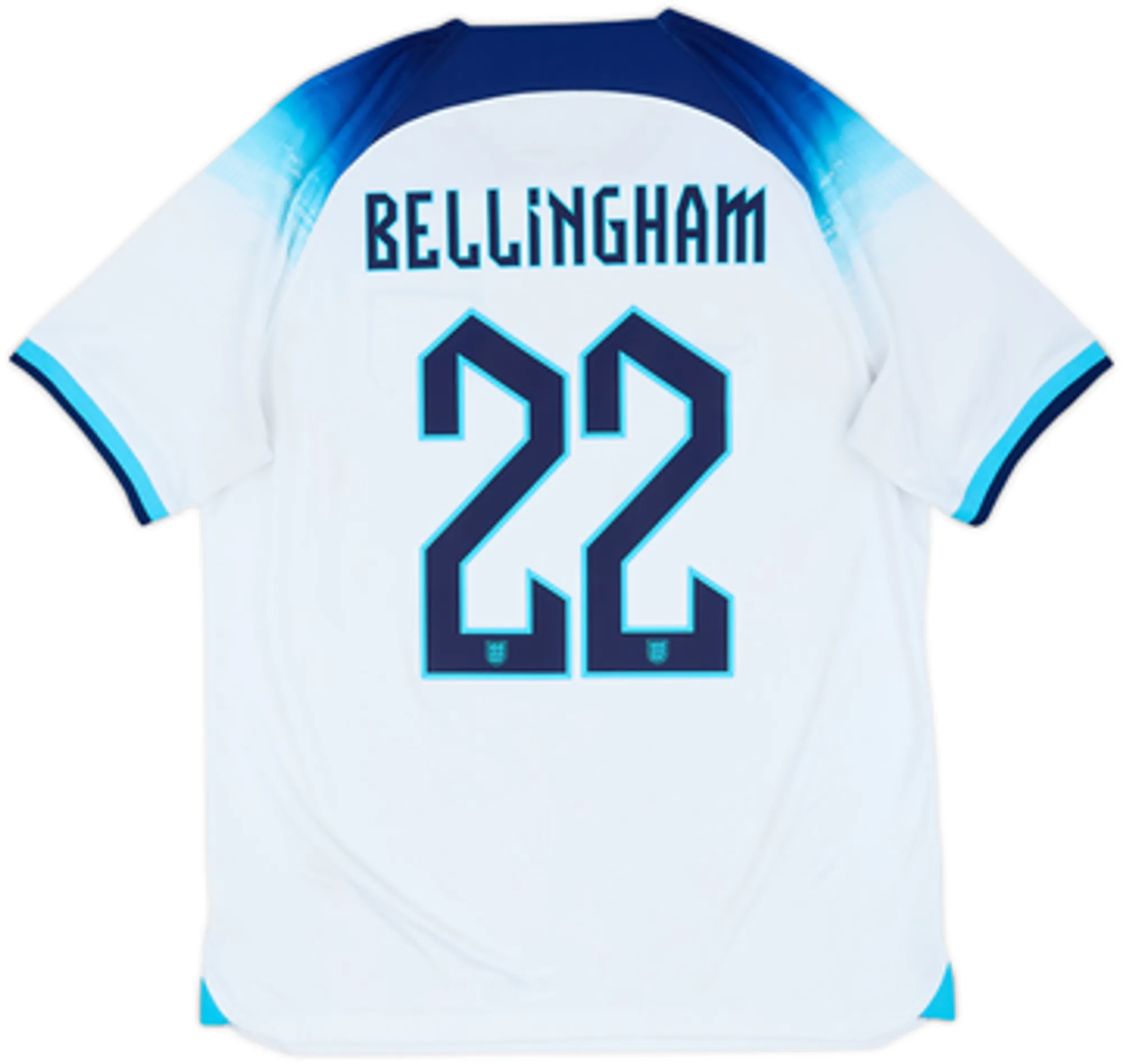 2022-23 England Home Shirt & Shorts Bellingham #22 - 7/10 - (M)