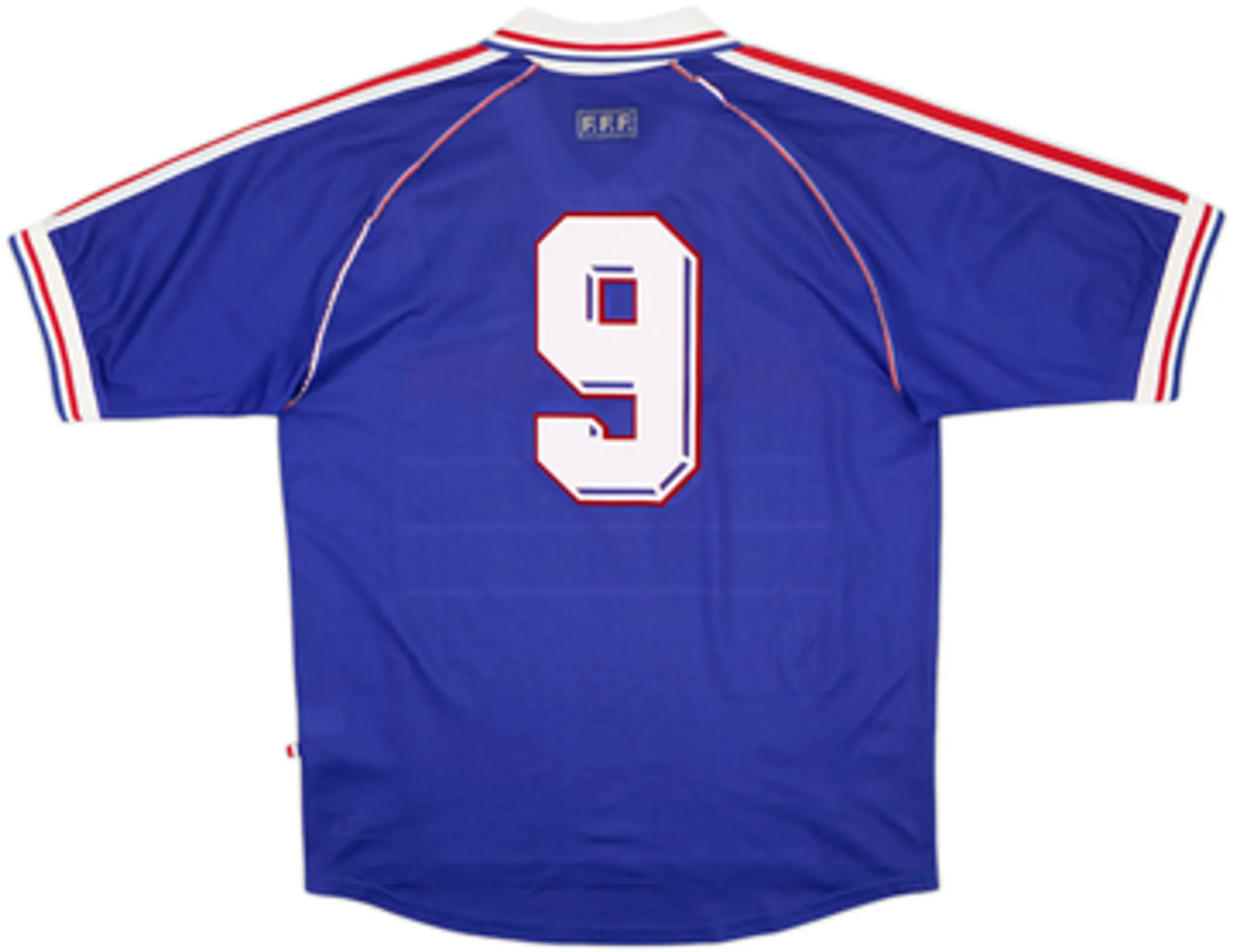 1998-00 France Home Shirt #9 - 9/10 - (M)
