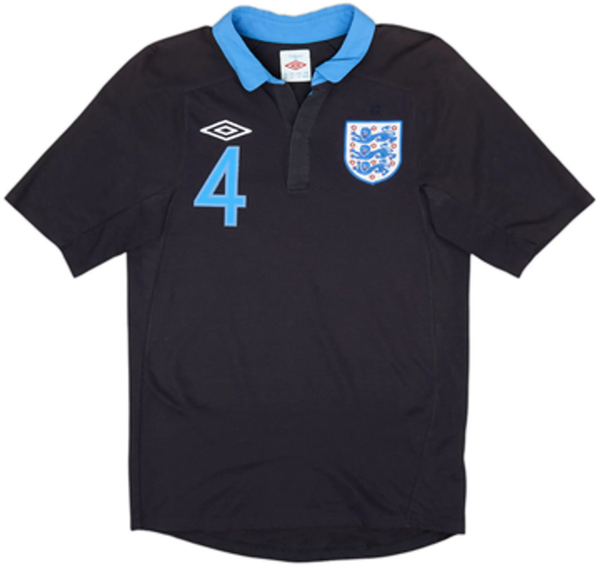 2011-12 England Away Shirt Gerrard #4 - 7/10 - (XS)