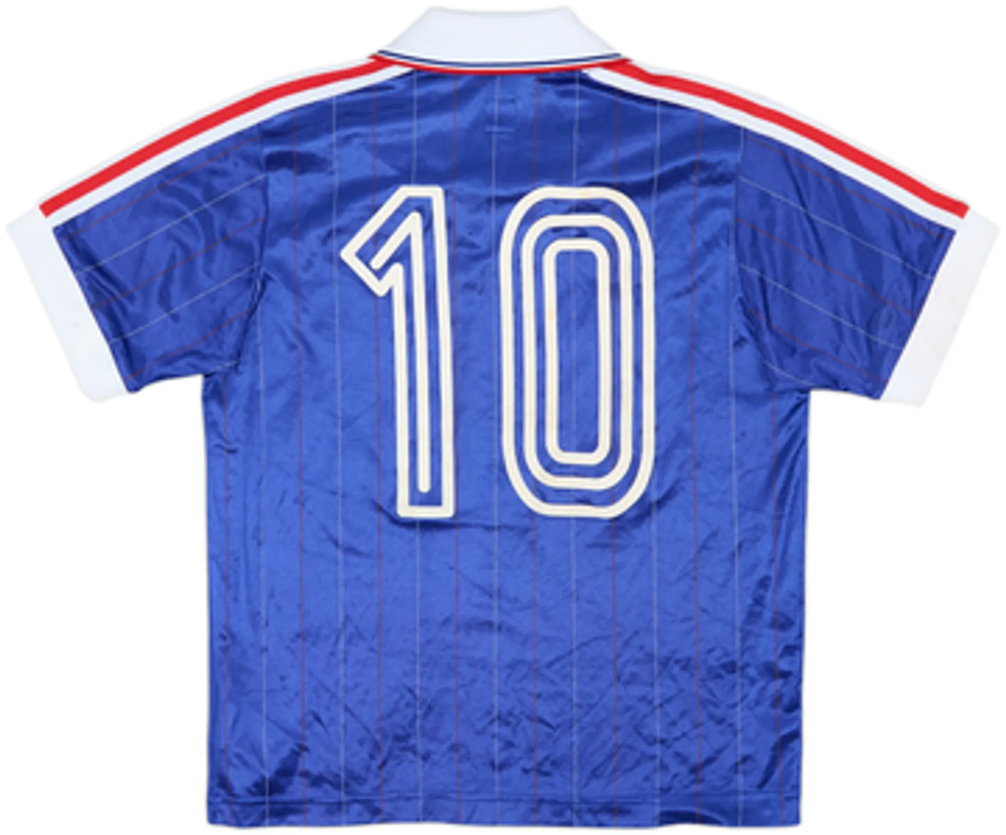 2002 France adidas Originals Retro '1982' Home Shirt #10 - 8/10 - (S)