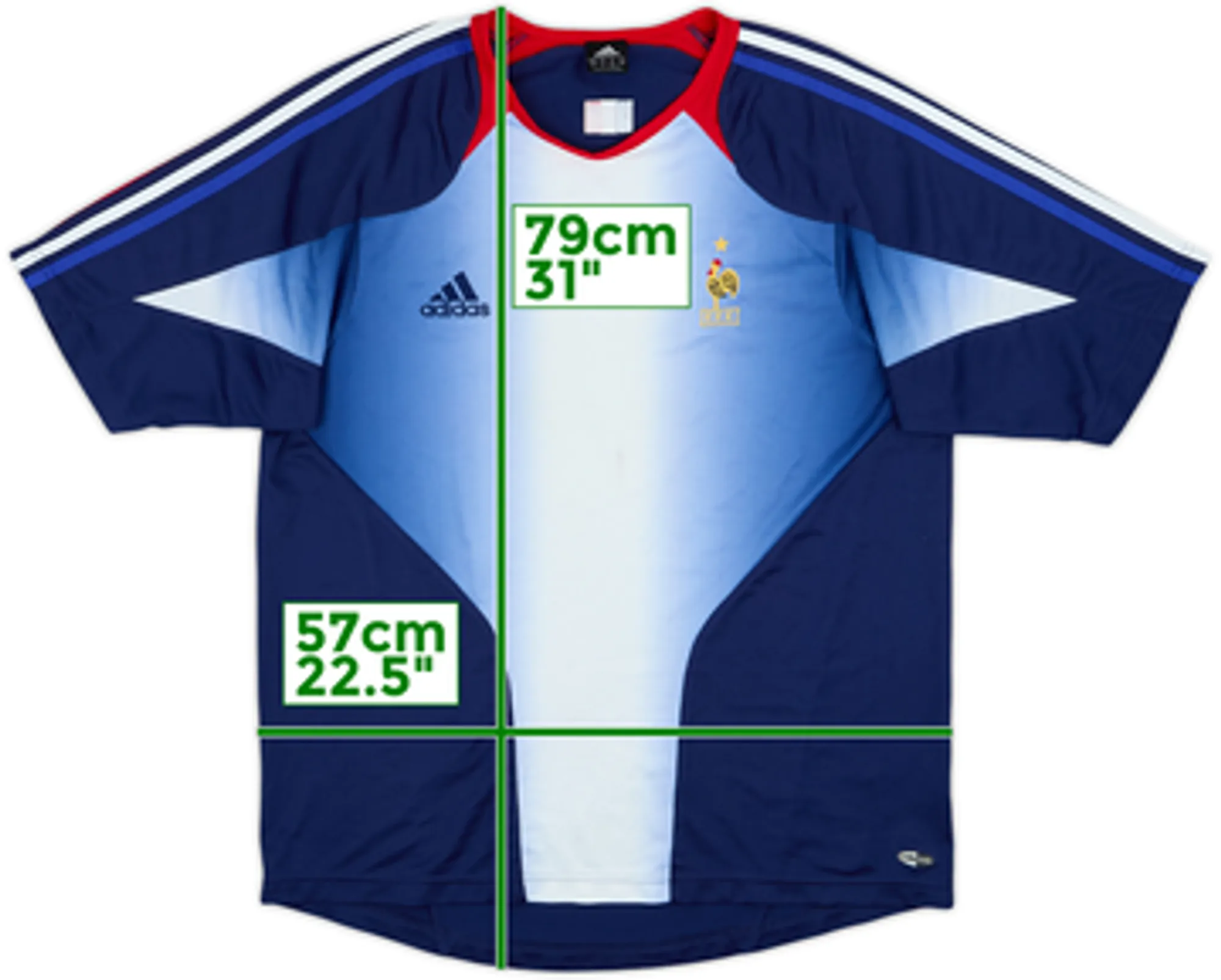 2004-05 France adidas Training Shirt - 7/10 - (L/XL)